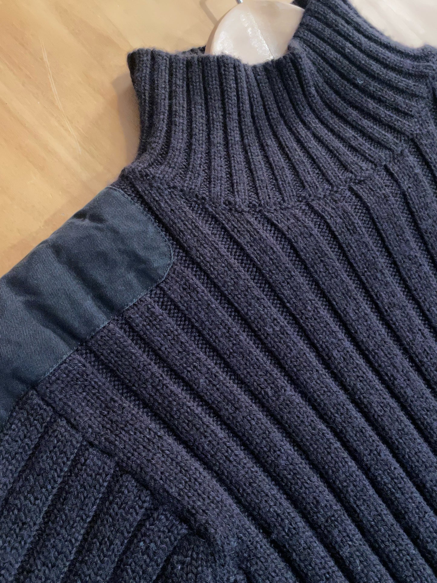 "WOMEN" VINTAGE HELLY HANSEN HIGH NECK WORK PULLOVER SZ: S