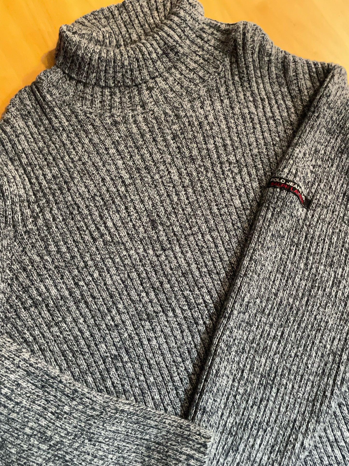 VINTAGE POLO JEANS RALPH LAUREN HIGH NECK PULLOVER SZ: XXL