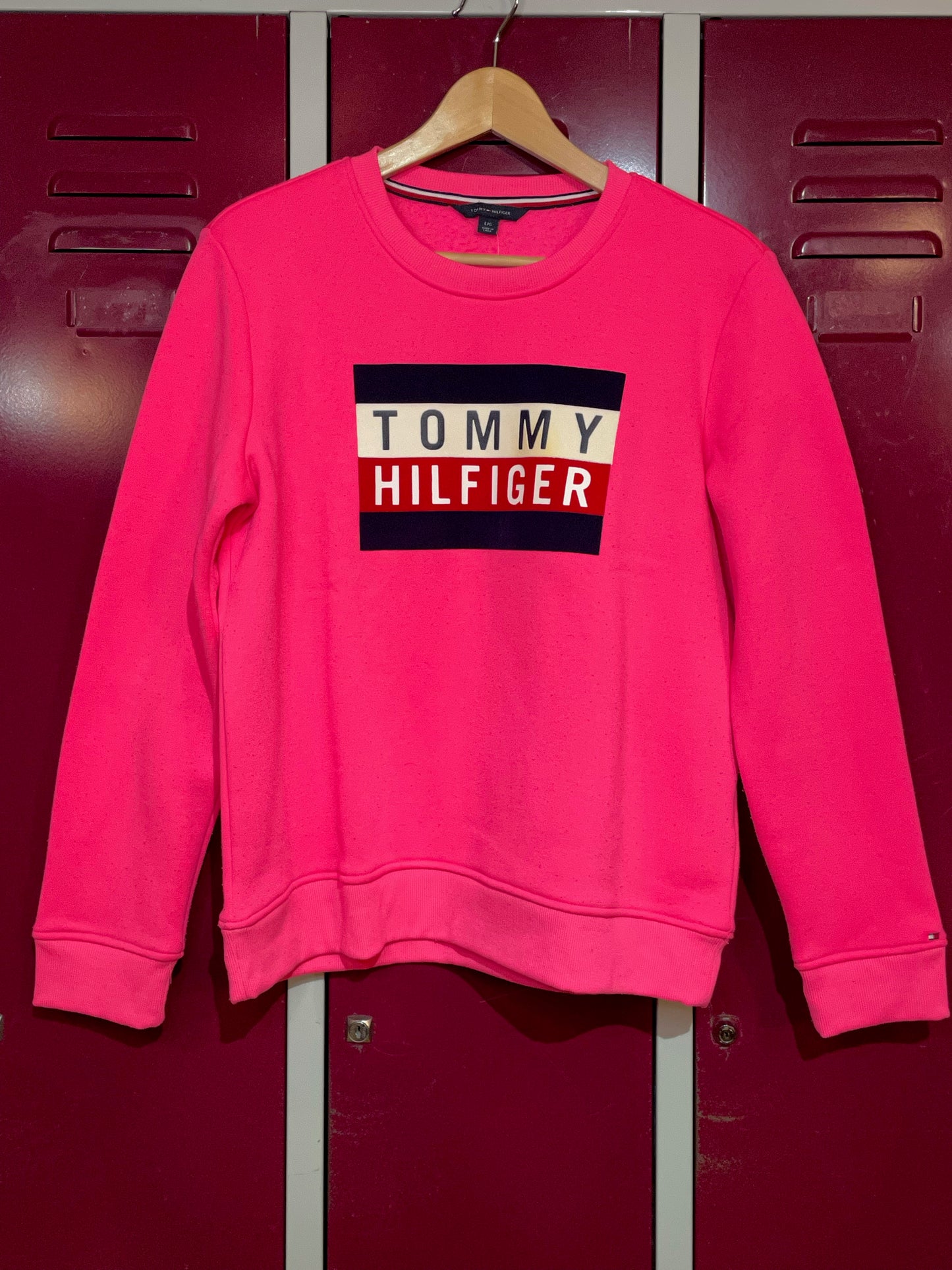"WOMEN" TOMMY HILFIGER CREWNECK SWEATSHIRT  SZ: L