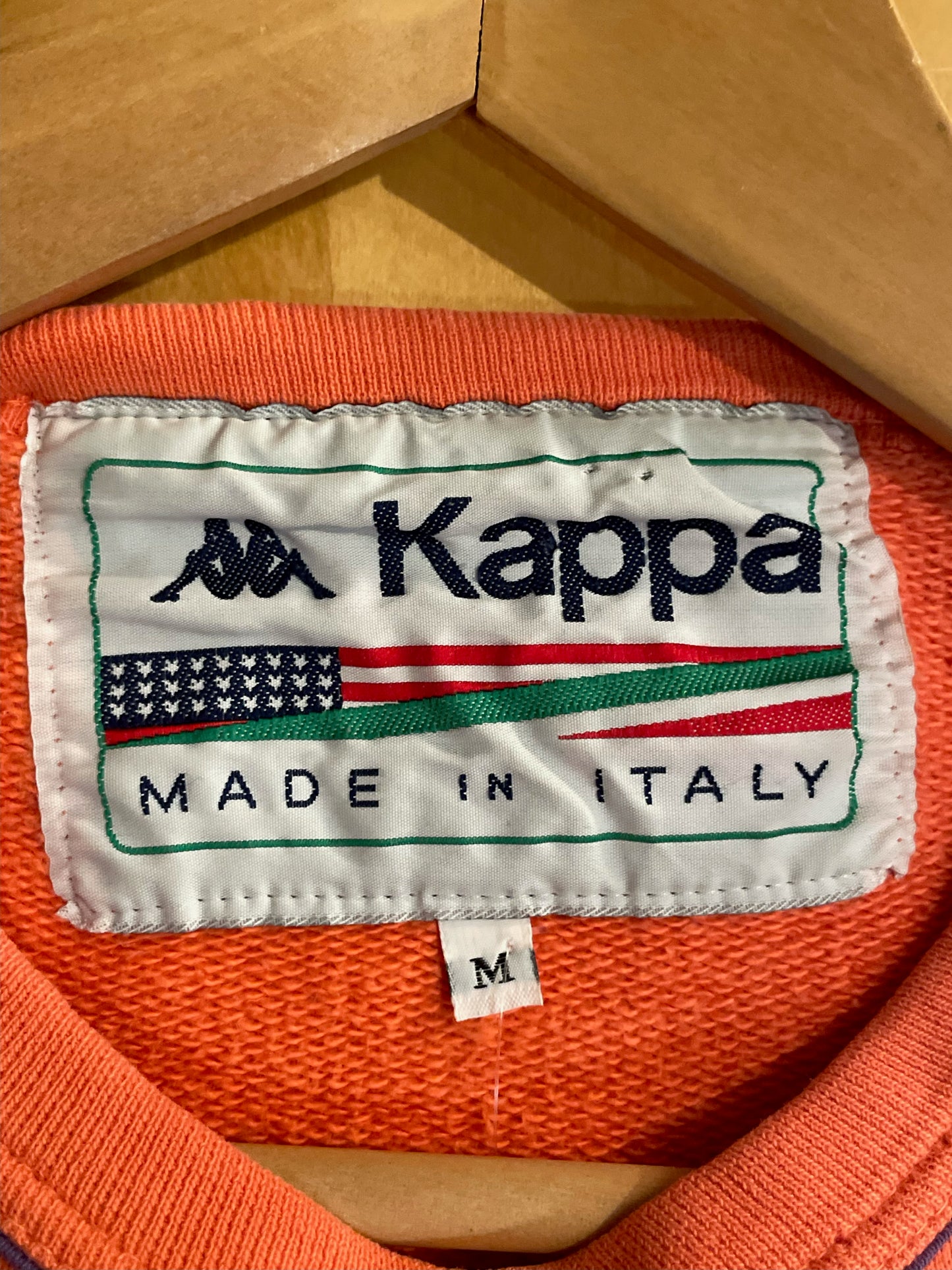 VINTAGE 90s KAPPA MADE IN ITALY CREWNECK SWEATSHIRT SZ: M