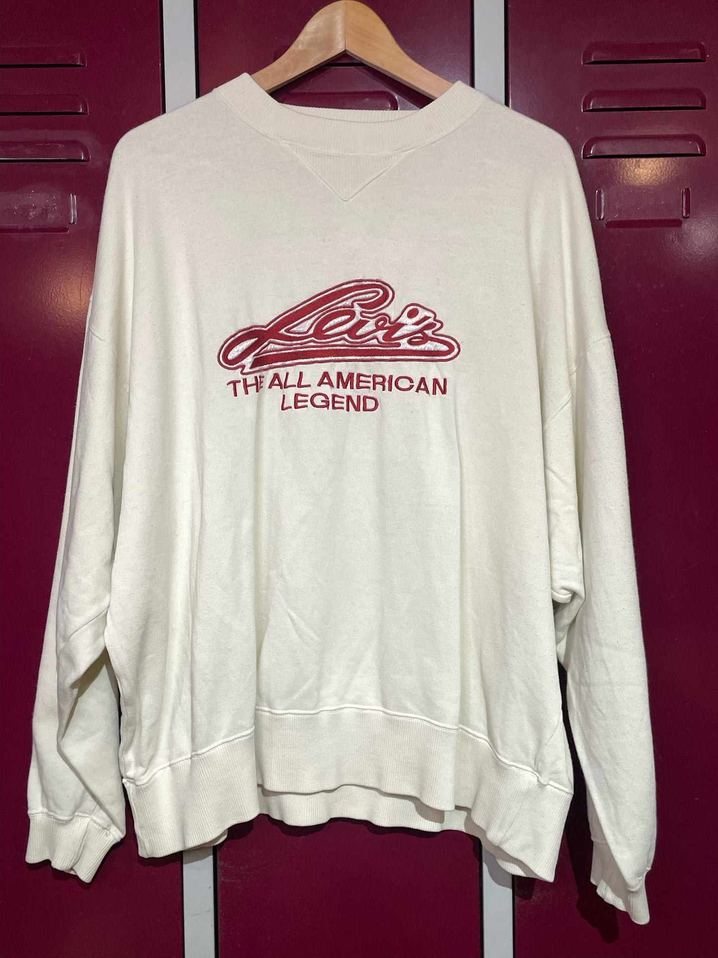 VINTAGE LEVI'S "THE ALL AMERICAN LEGEND" CREWNECK SWEATSHIRT SZ: L