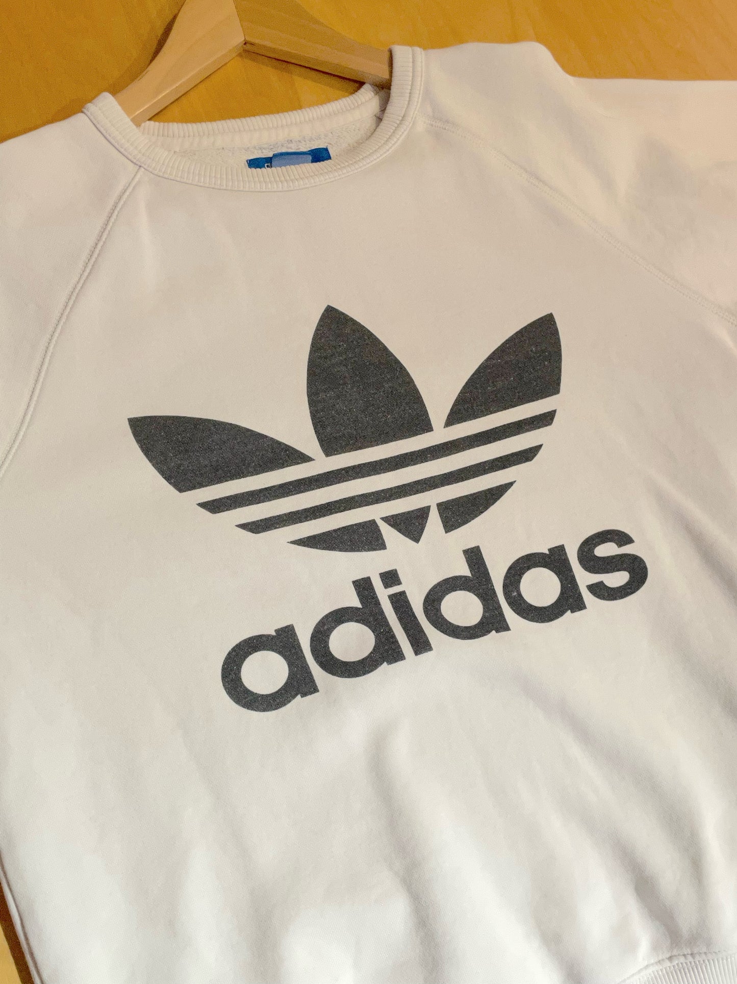 VINTAGE ADIDAS TREFOIL CREWNECK SWEATSHIRT SZ: S
