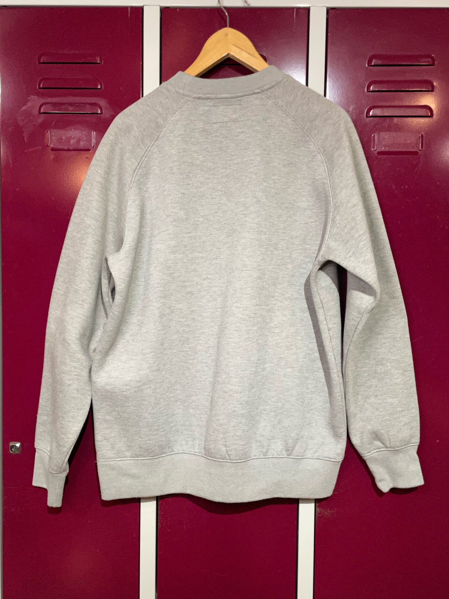 CROOKS & CASTLES MEDUSA CLASSIC GREY CREWNECK SWEATSHIRT  SZ: L