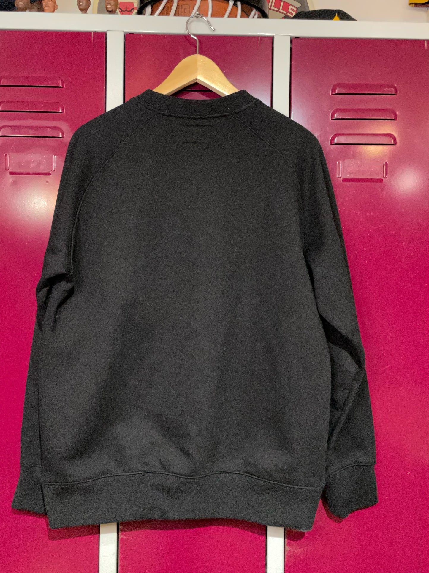 CROOKS & CASTLES MEDUSA CLASSIC BLACK CREWNECK SWEATSHIRT SZ: L