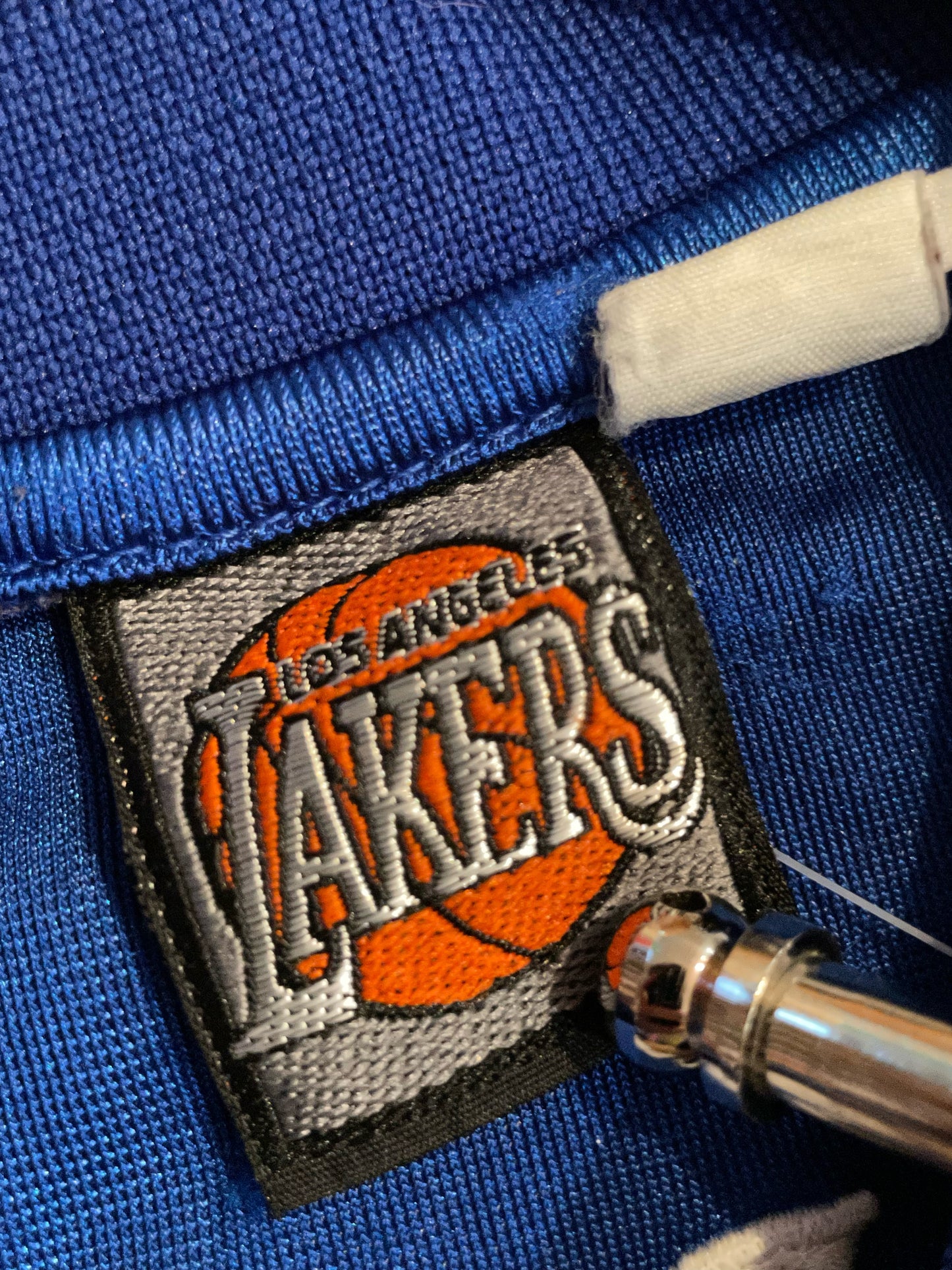 VINTAGE 00s LOS ANGELES LAKERS "8" NBA WARMUP JERSEY  SZ: L/XL