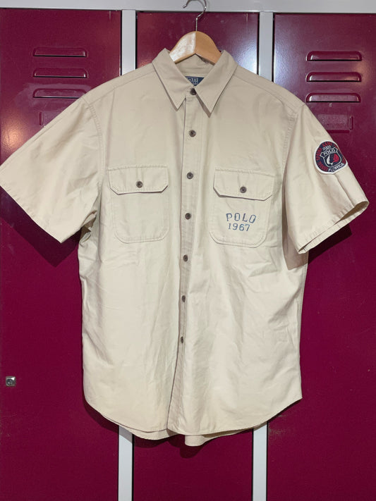 POLO RALPH LAUREN SHARK1967 SHORT SLEEVES SHIRT SZ: L