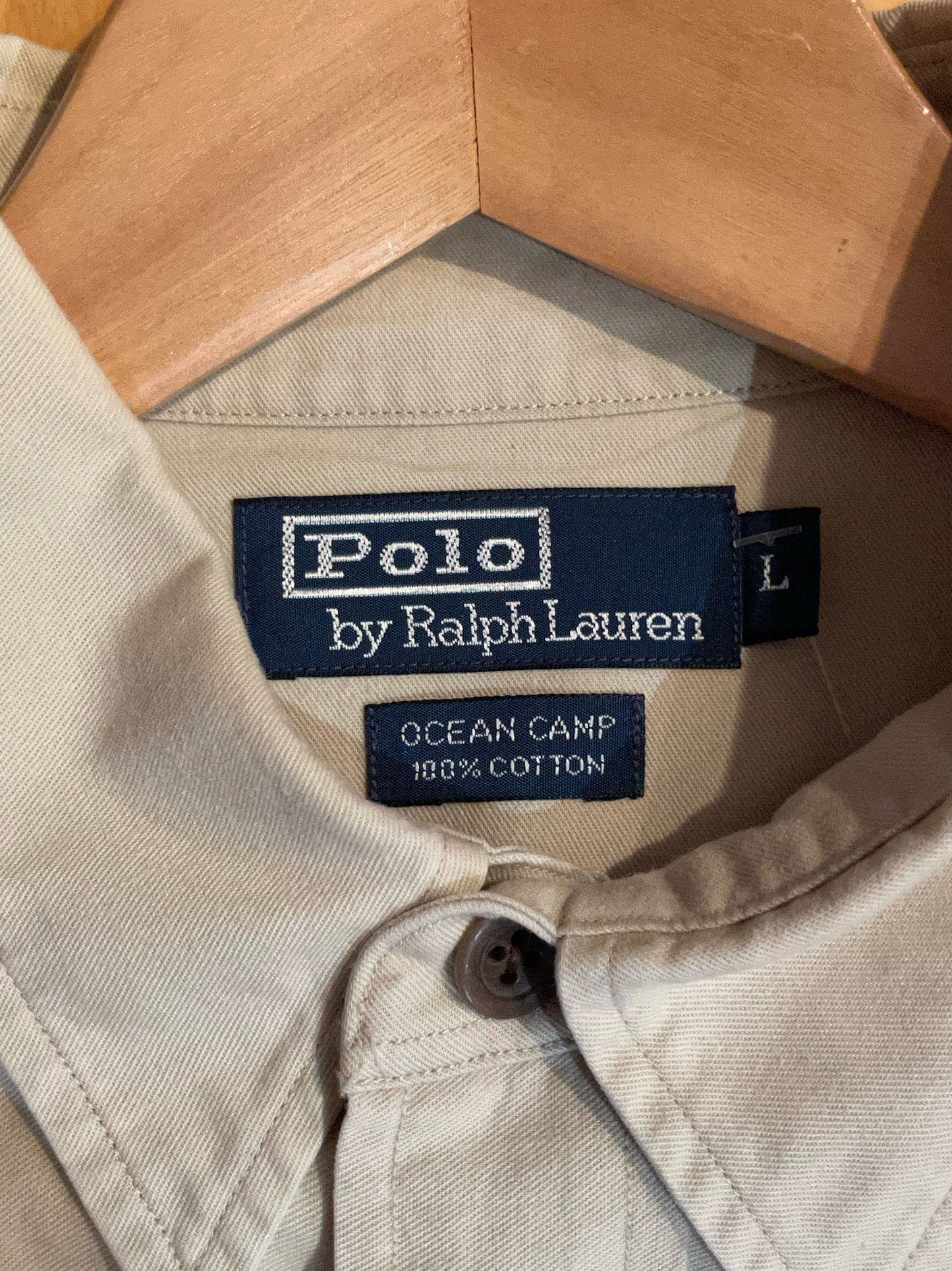POLO RALPH LAUREN SHARK1967 SHORT SLEEVES SHIRT SZ: L