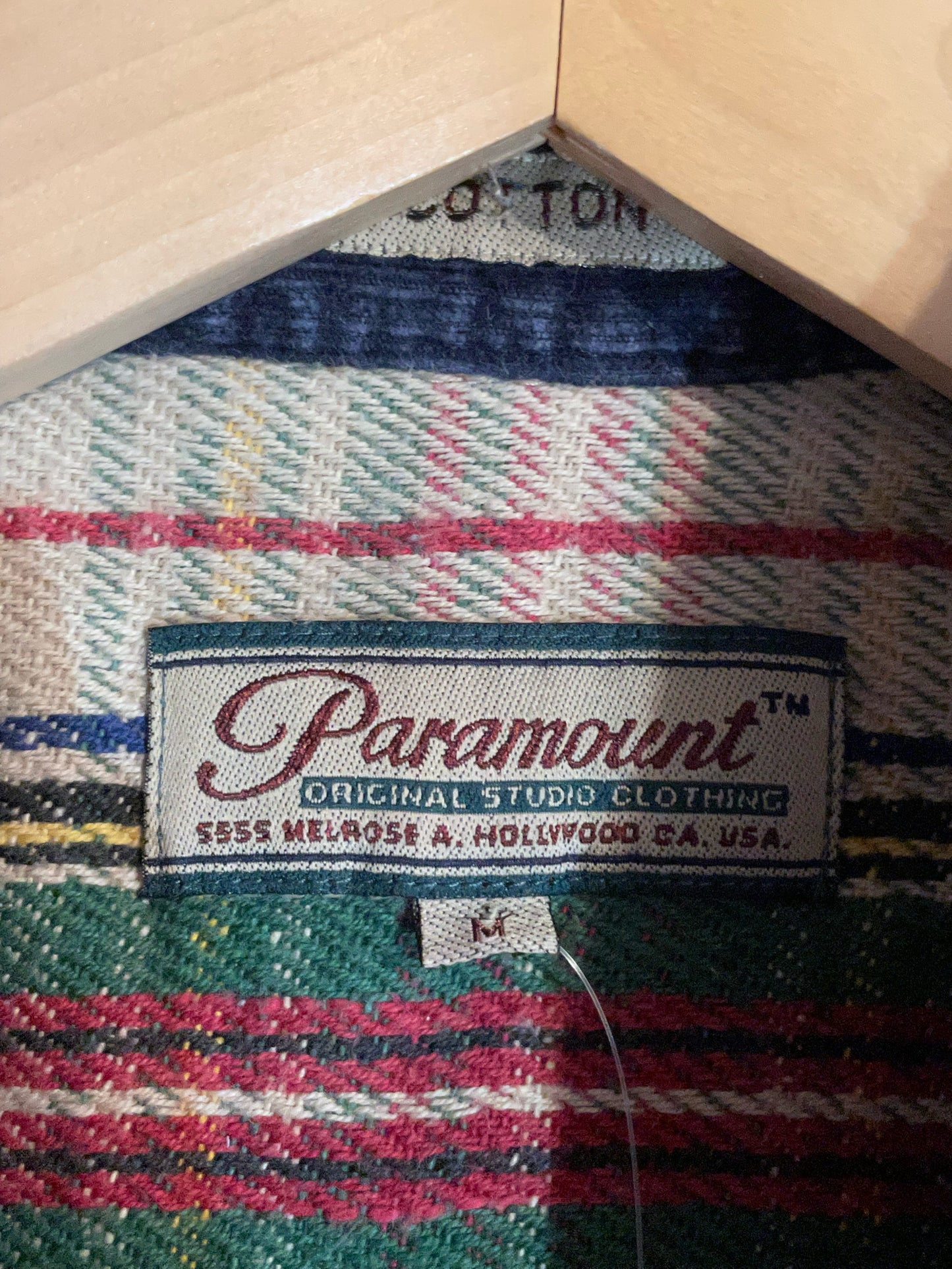 PARAMOUNT ORIGINAL STUDIO CLOTHING USA VINTAGE SHIRT SZ: M