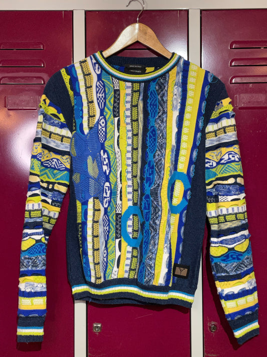 CARLO COLUCCI MADE IN ITALY MULTICOLORS PULLOVER  SZ: 170/175 = S
