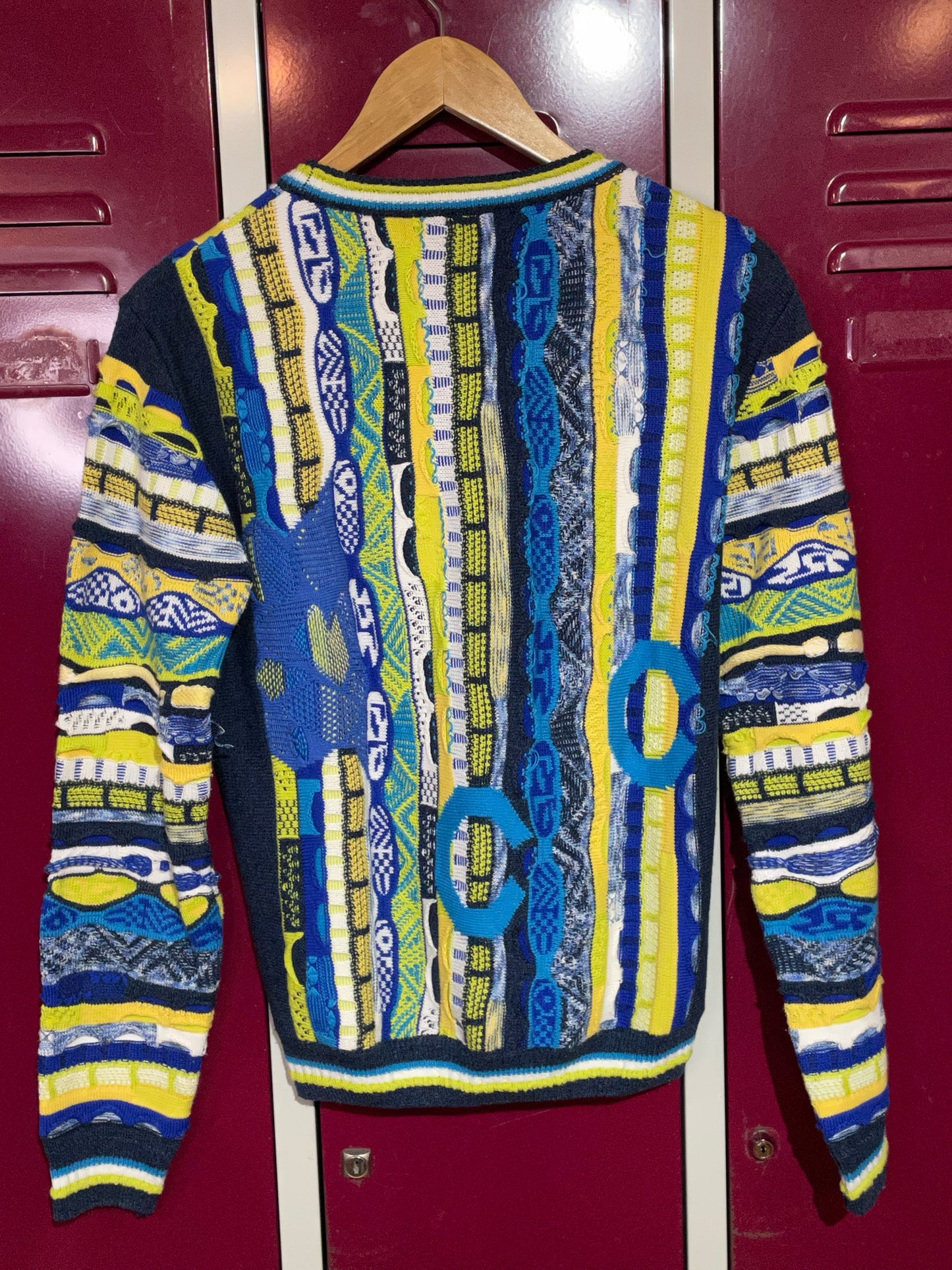 CARLO COLUCCI MADE IN ITALY MULTICOLORS PULLOVER  SZ: 170/175 = S