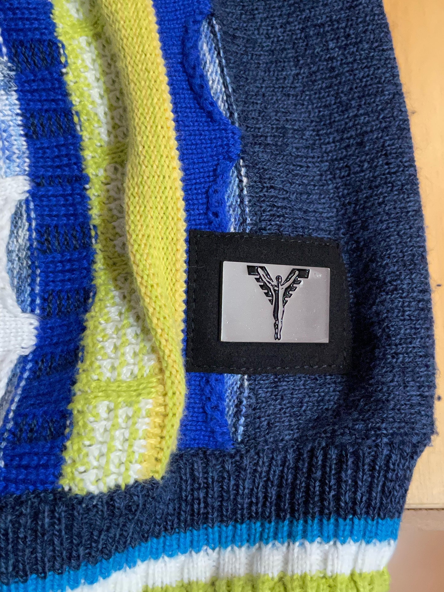 CARLO COLUCCI MADE IN ITALY MULTICOLORS PULLOVER  SZ: 170/175 = S