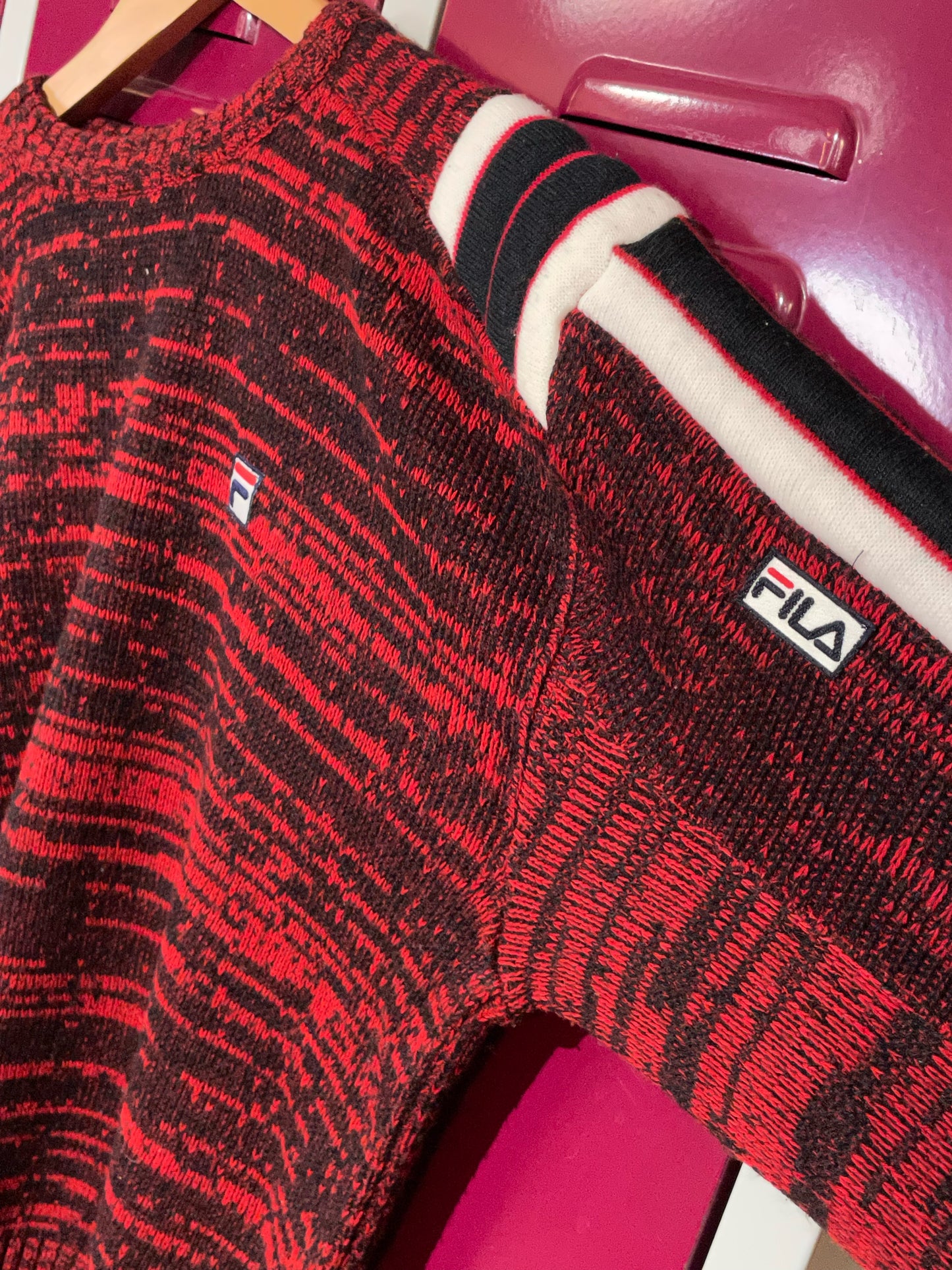 WOMEN FILA SPORT VINTAGE PULLOVER SZ: M