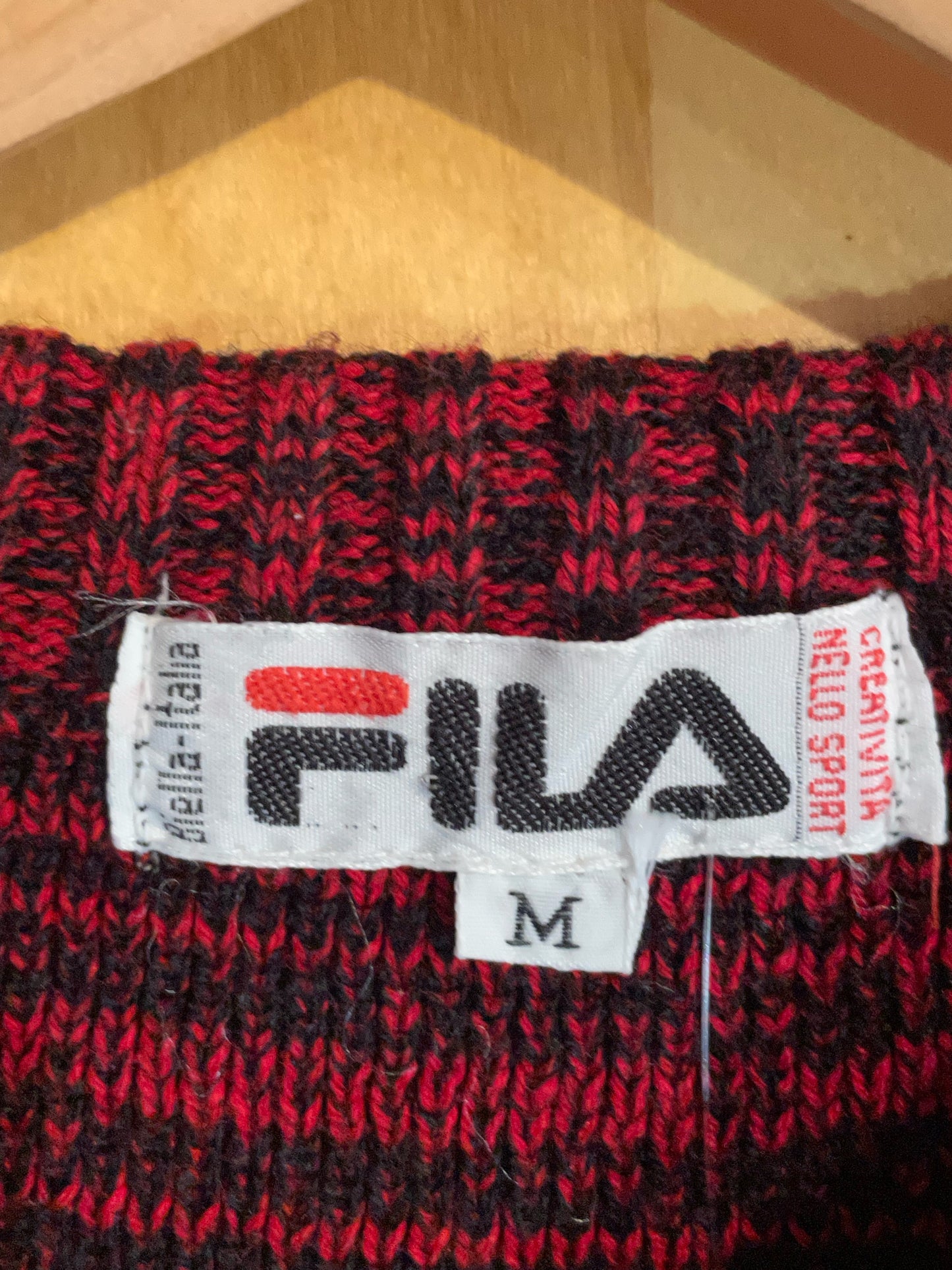 WOMEN FILA SPORT VINTAGE PULLOVER SZ: M