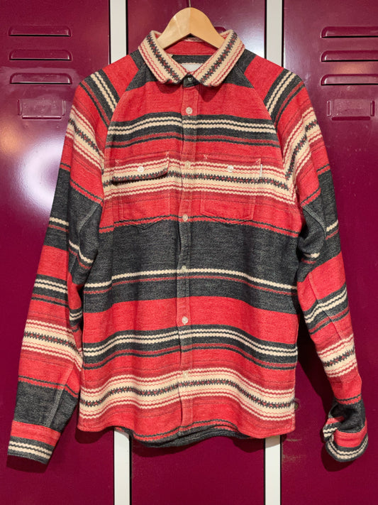CARHARTT FLANNEL LINED INDIAN SHIRT  SZ: M