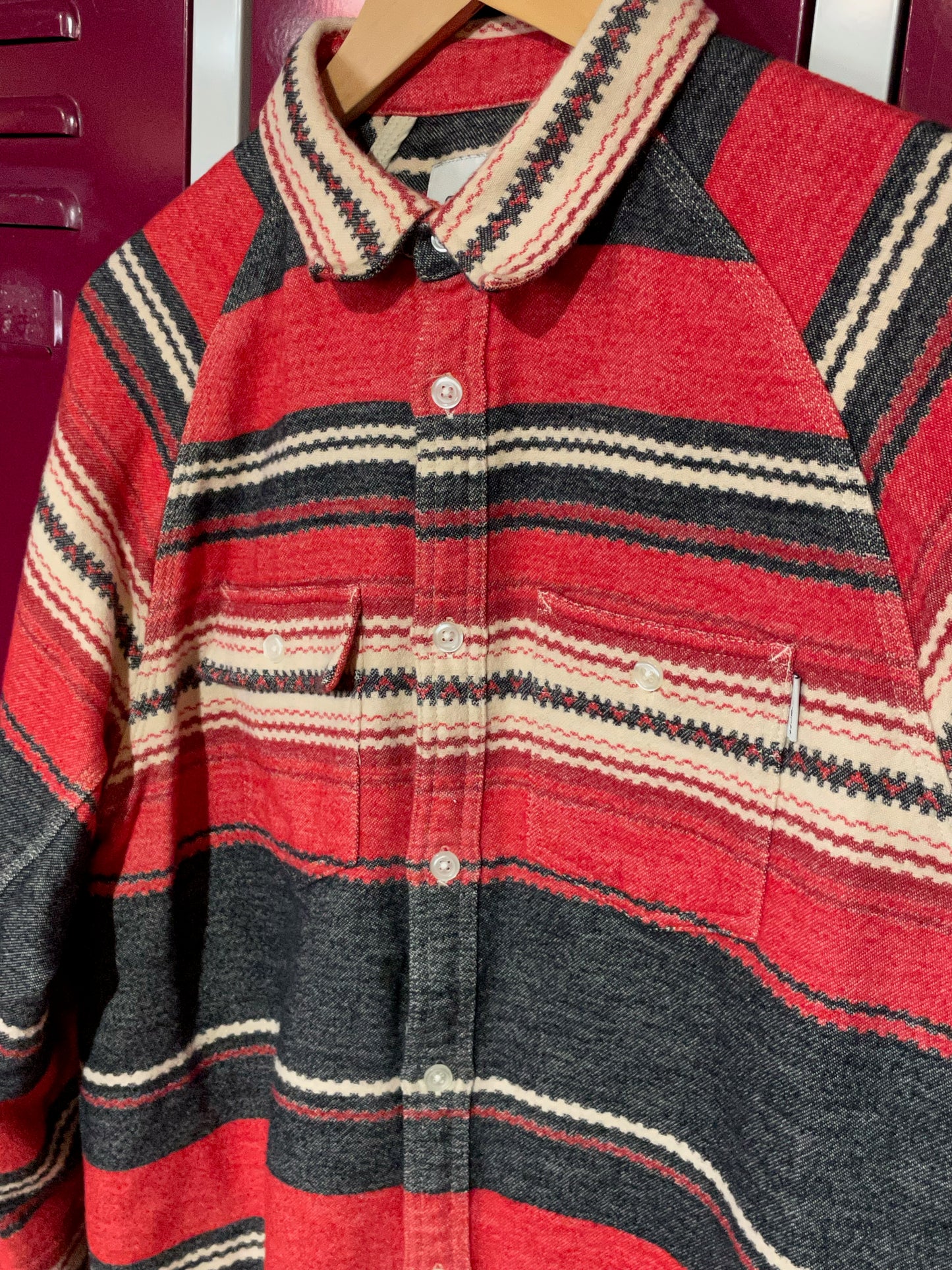 CARHARTT FLANNEL LINED INDIAN SHIRT  SZ: M