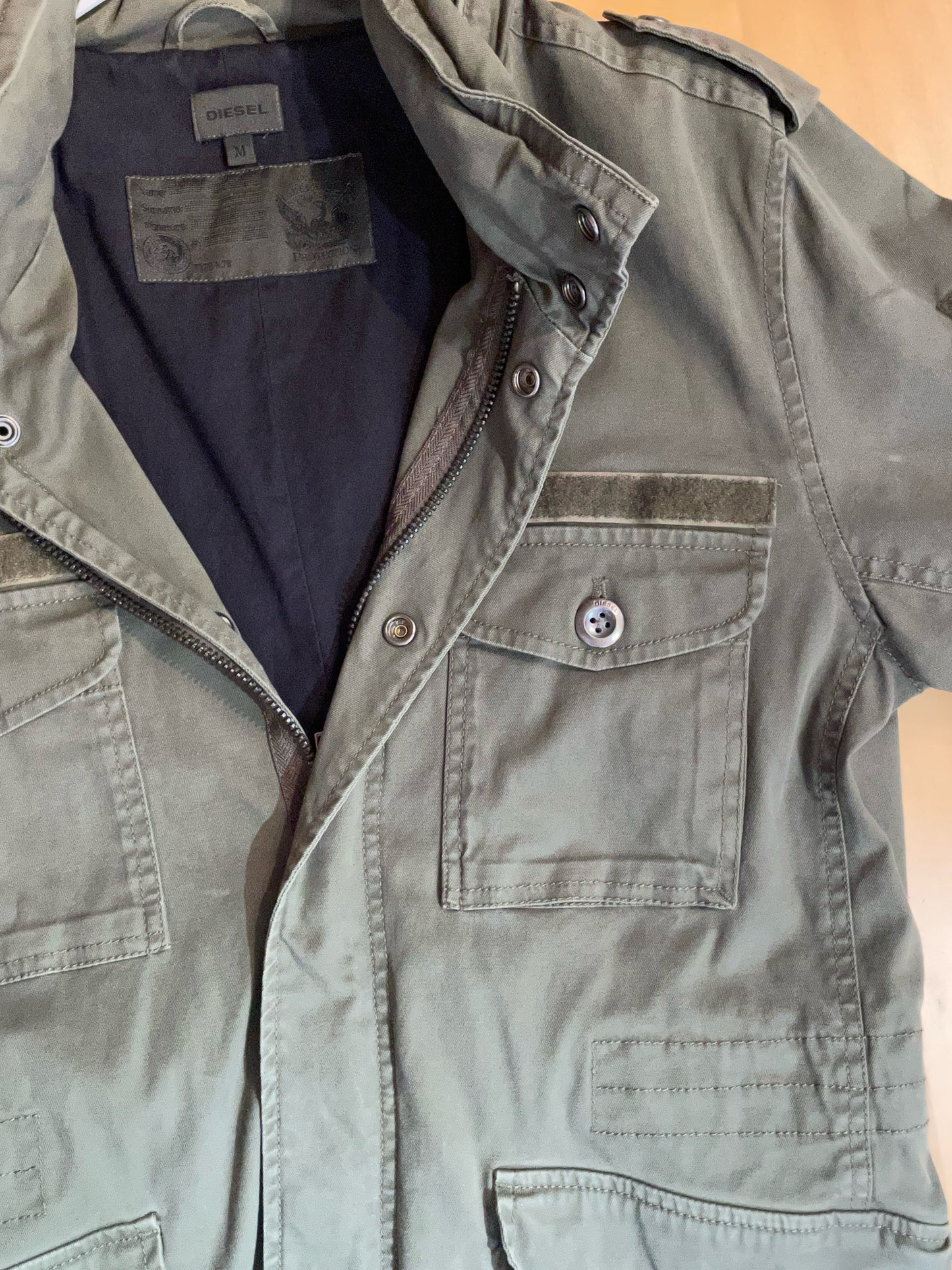 DIESEL MILITARY FIELD M65 JACKET SZ: M