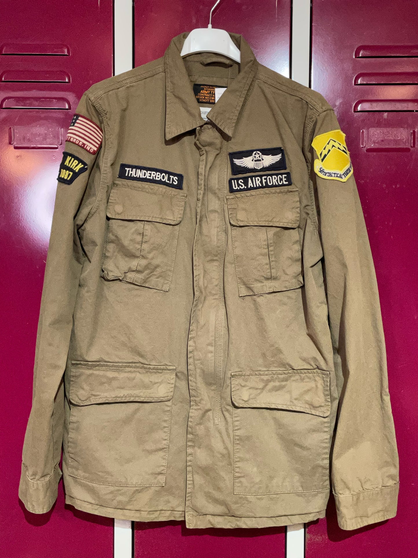 SCHOTT ARMY TYPE-U FIELD JACKET SZ: M