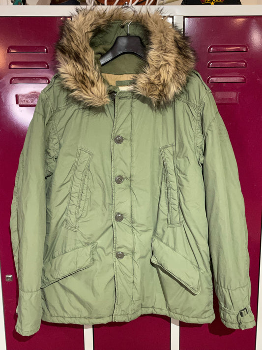 RALPH LAUREN MILITARY PARKA JACKET SZ: L