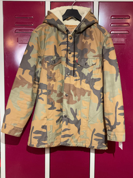 LEVI'S X JUSTIN TIMBERLAKE SHERPA CAMO JACKET SZ: S