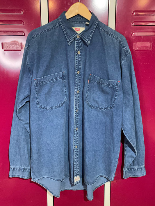 LEVI'S VINTAGE WORKER DENIM SHIRT  SZ: L