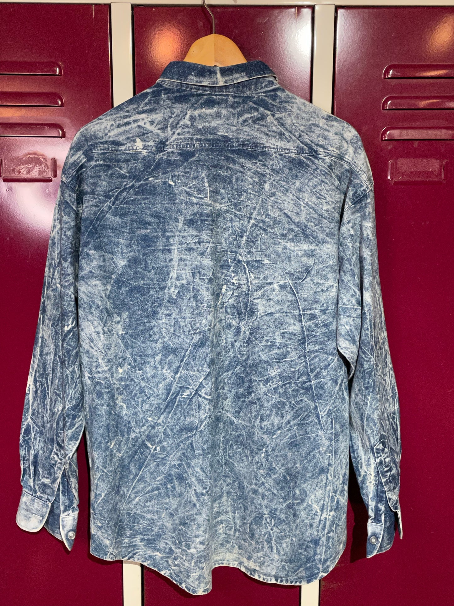 CALVIN KLEIN VINTAGE DENIM WASH SHIRT SZ: M