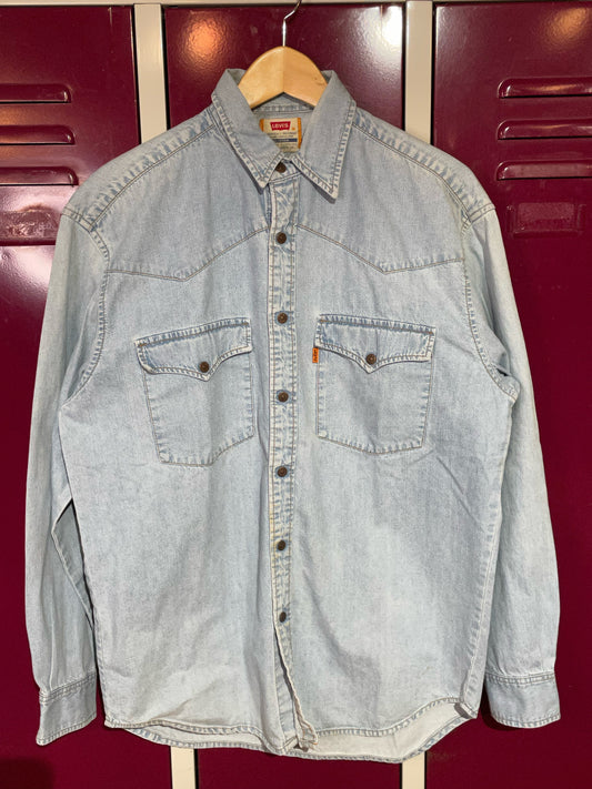 LEVI'S VINTAGE DENIM SHIRT  SZ: M