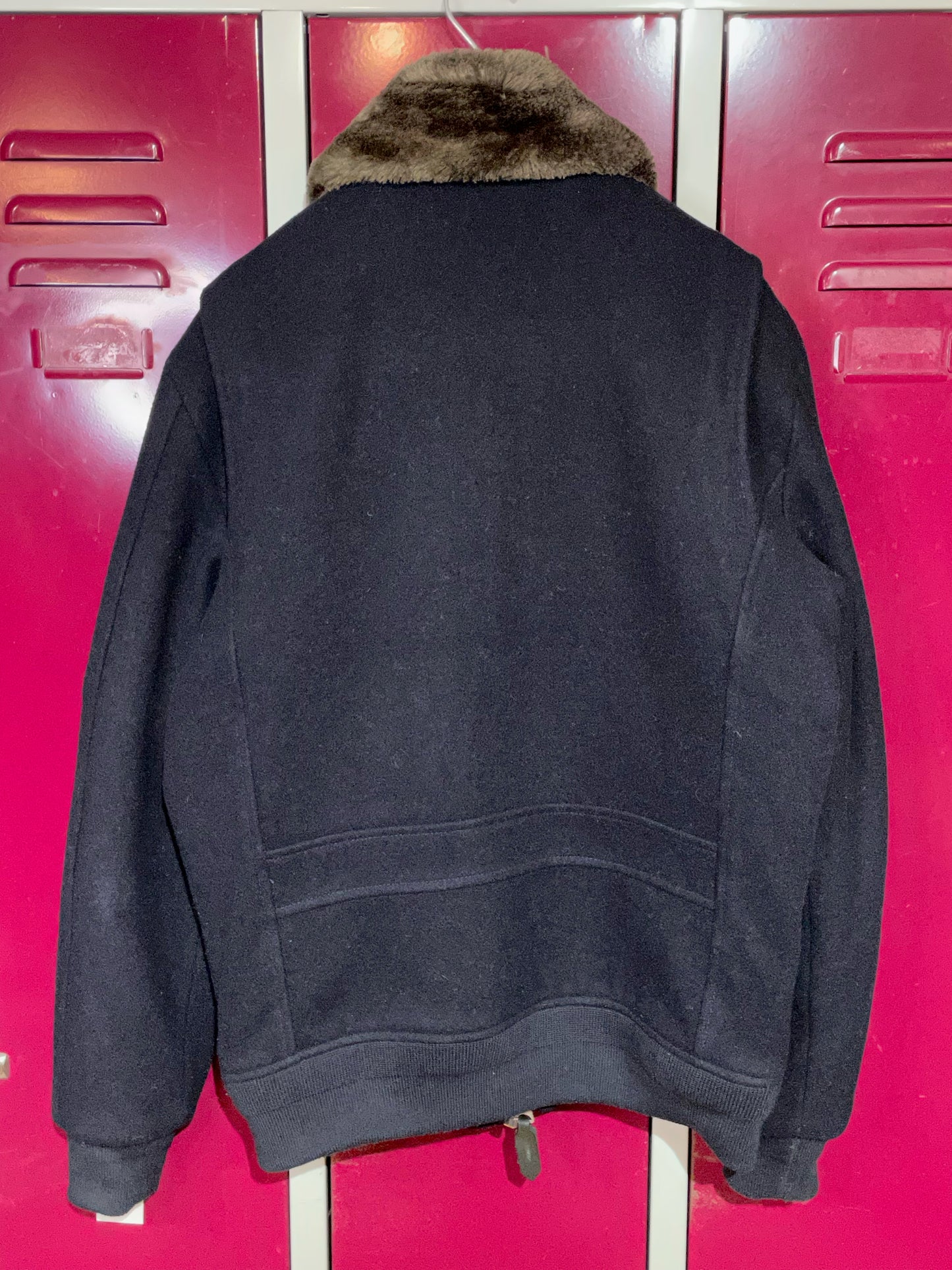 SCHOTT NYC WOOL FLIGHT JACKET SZ: L