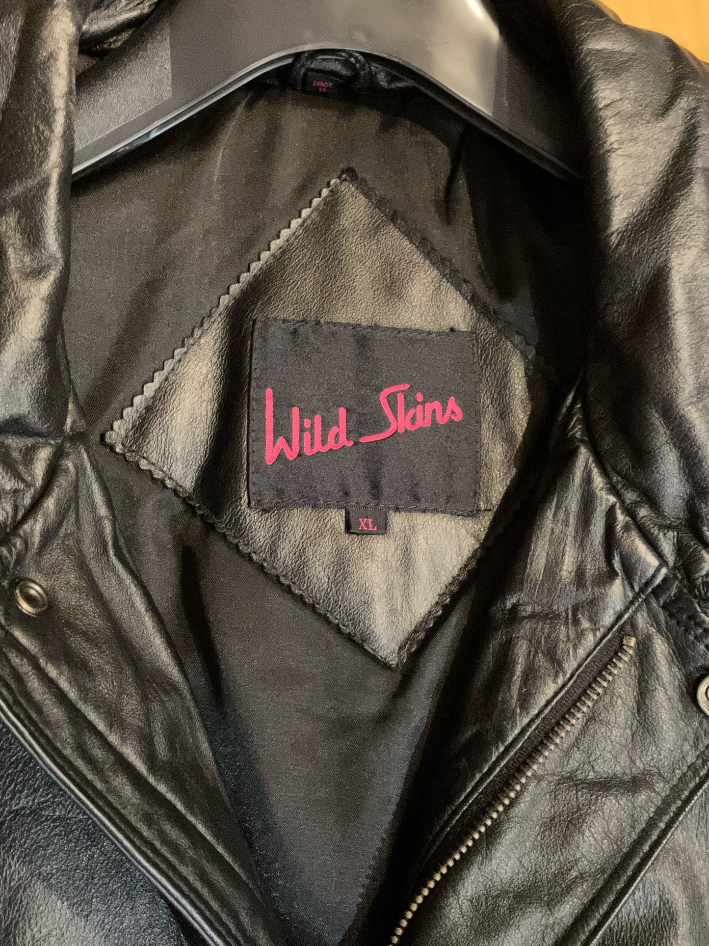 BMW 1986-1992 BY WILD SKINS VINTAGE LEATHER & SUEDE JACKET SZ: XL