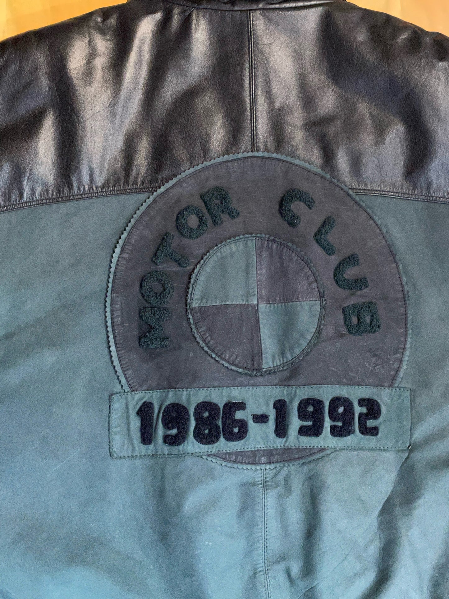 BMW 1986-1992 BY WILD SKINS VINTAGE LEATHER & SUEDE JACKET SZ: XL