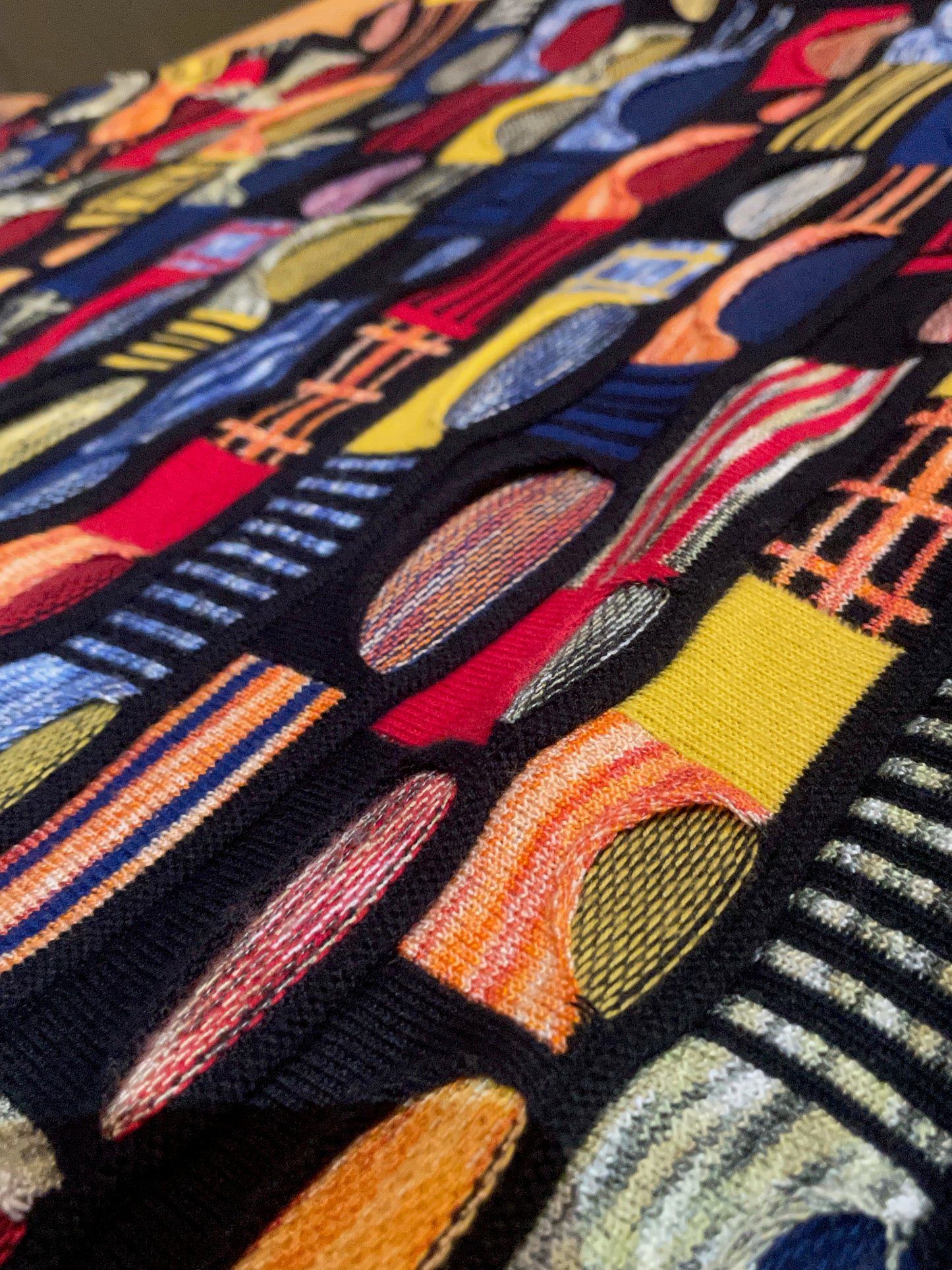 MONTECHIARO MADE IN ITALY MULTICOLORS PULLOVER SZ: XXL