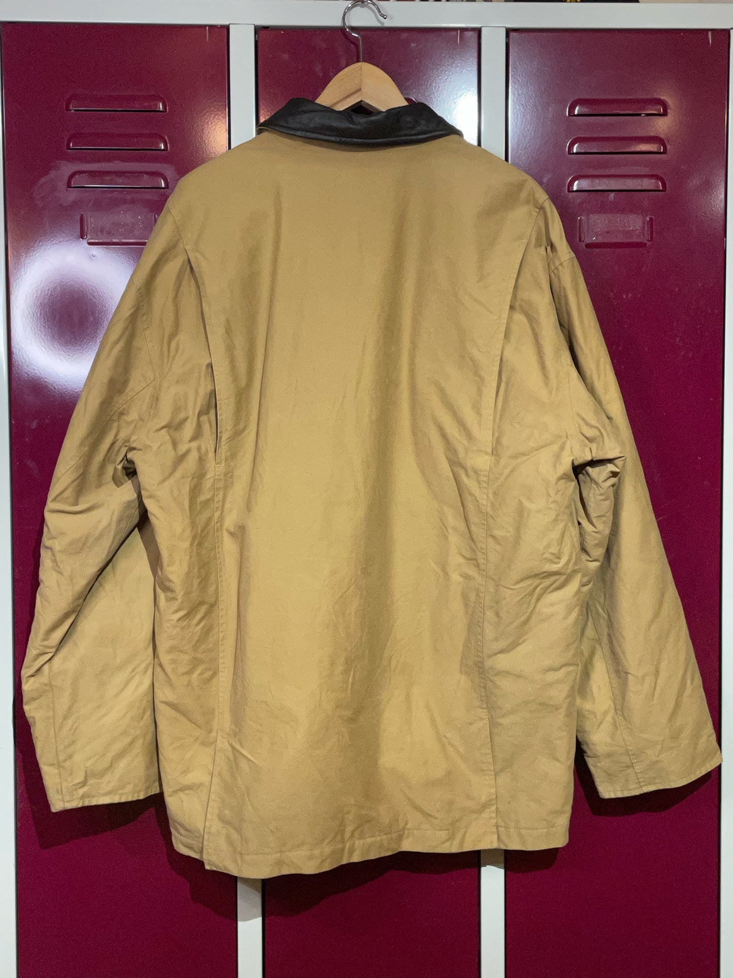 TIMBERLAND LEATHER COLLAR COAT SZ: M