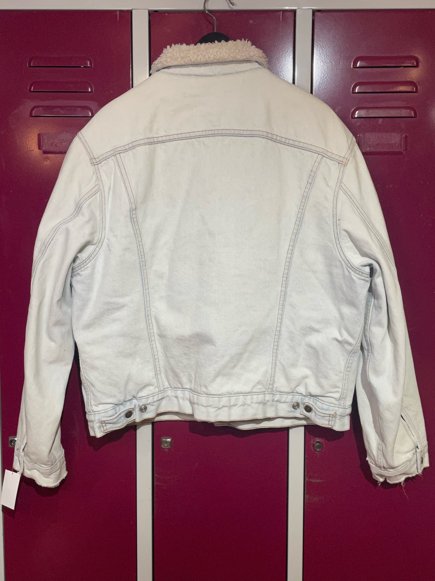LEVI'S VINTAGE SHERPA DENIM JACKET  SZ: 46R = M