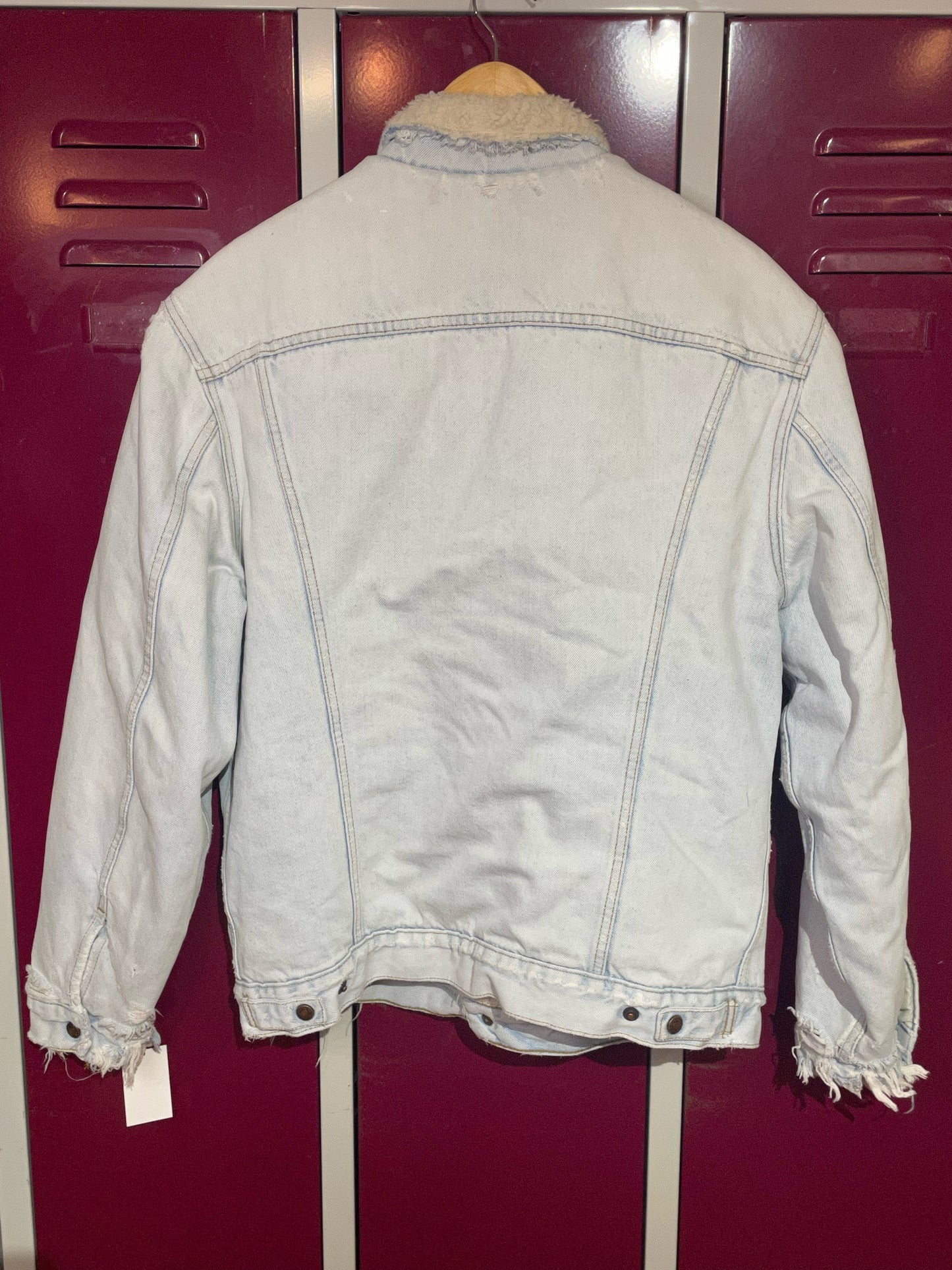 LEVI'S VINTAGE SHERPA DENIM JACKET SZ: L/XL