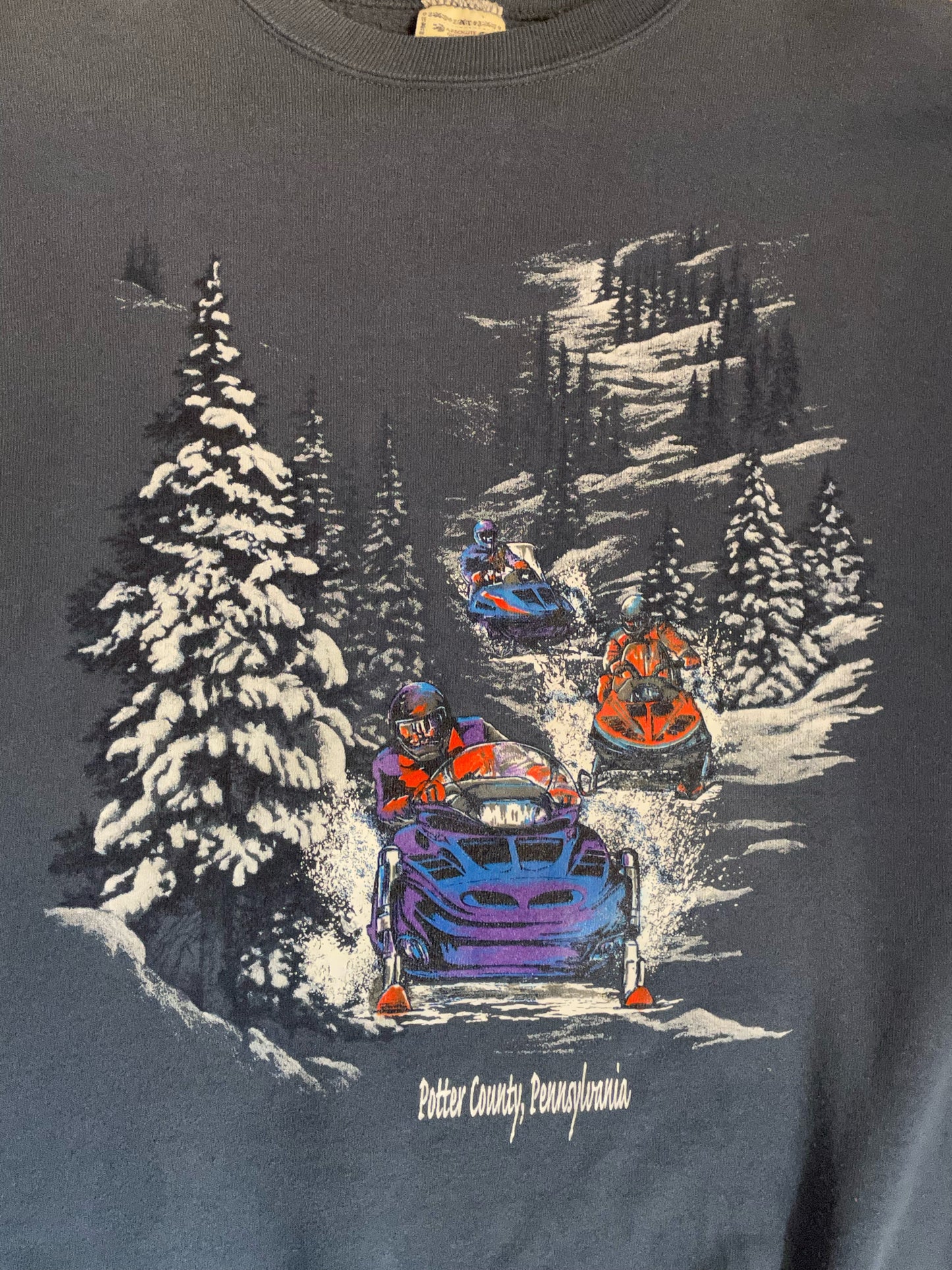 ALORE PENNSYLVANIA MADE IN USA VINTAGE CREWNECK SWEATSHIRT SZ: L moo