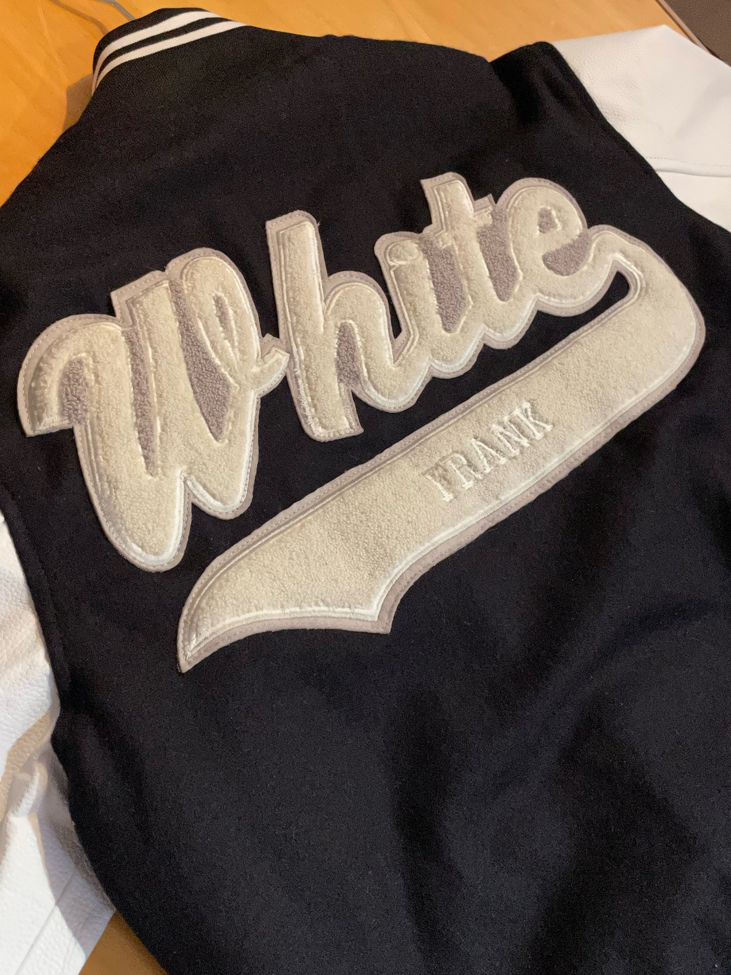 THE FIRST REAL BRAND BRAND NEW VARSITY JACKET SZ: L