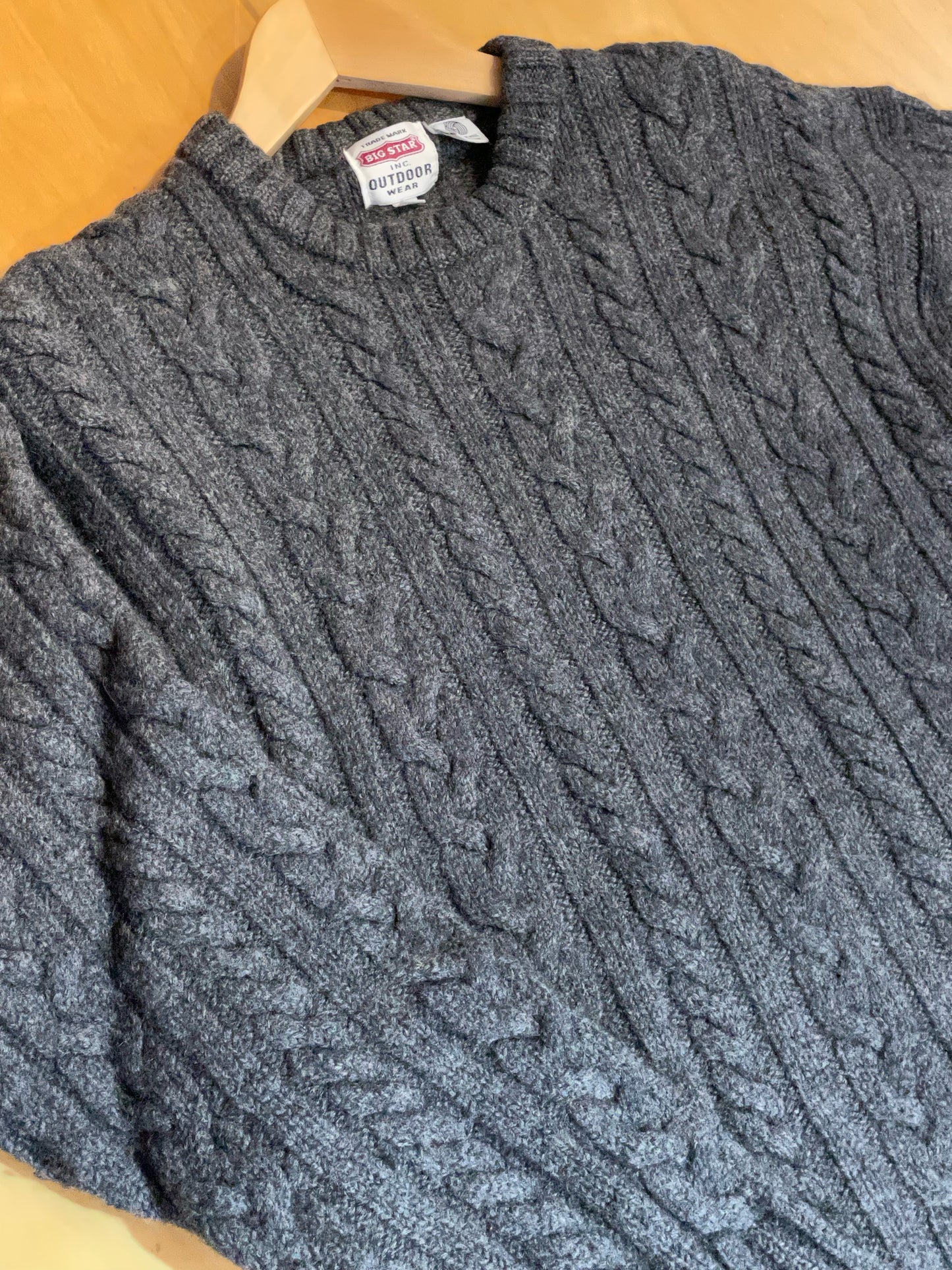 VINTAGE BIG STAR PULLOVER SZ: L
