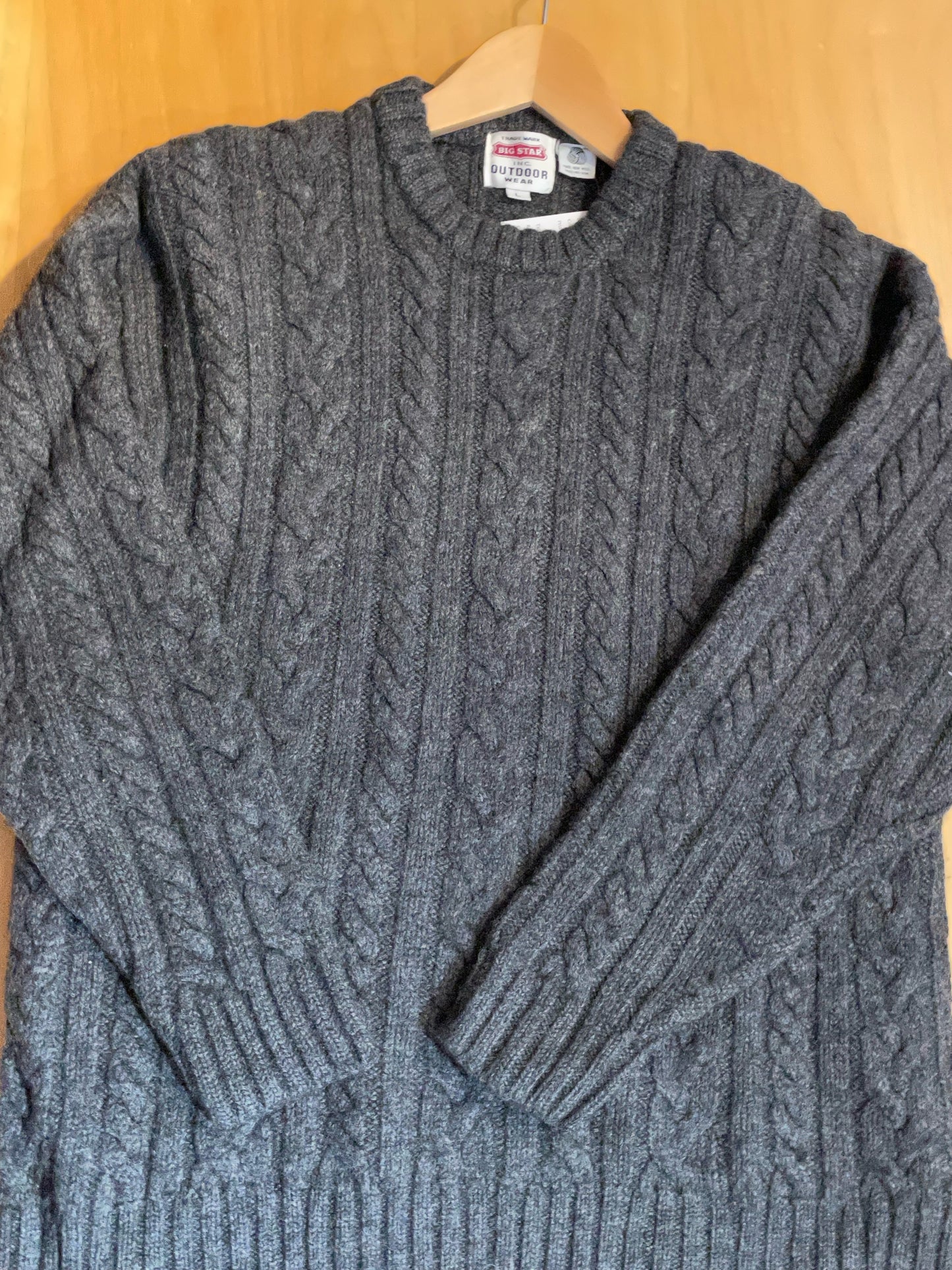VINTAGE BIG STAR PULLOVER SZ: L