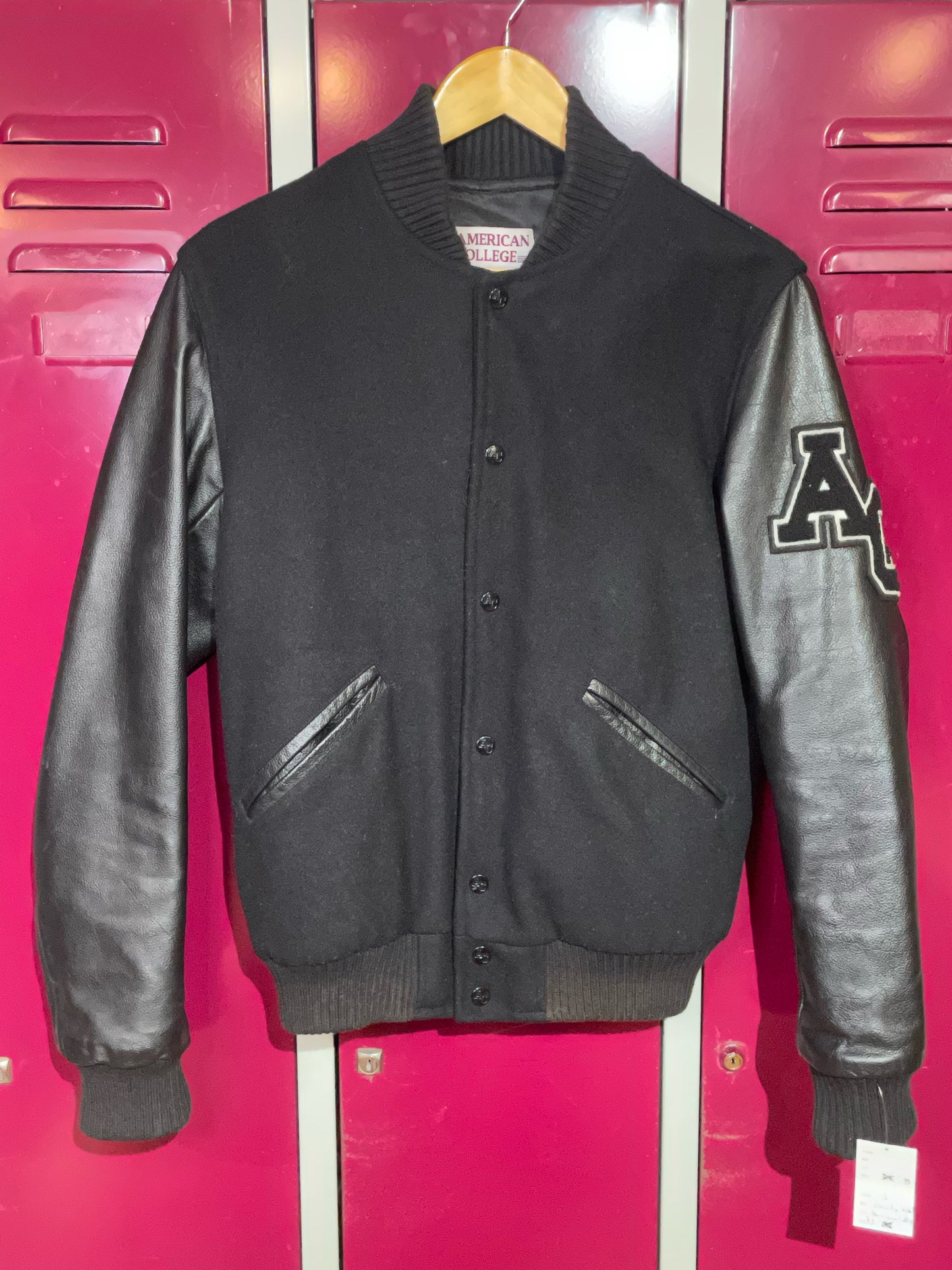AMERICAN COLLEGE VARSITY JACKET SZ: S