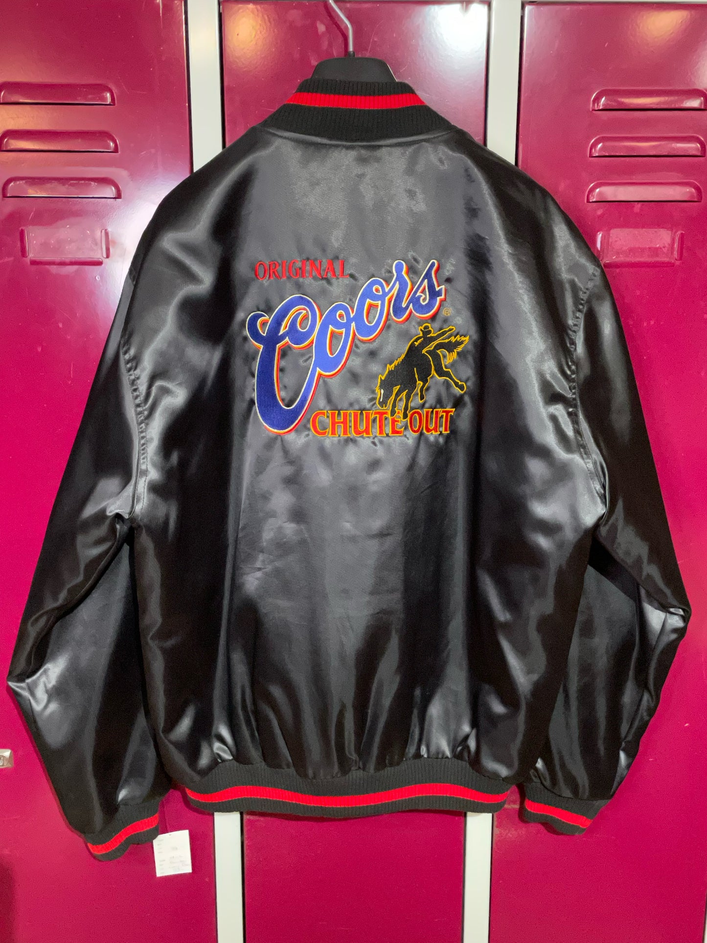 ORIGINAL COORS VARSITY SATIN JACKET SZ: M