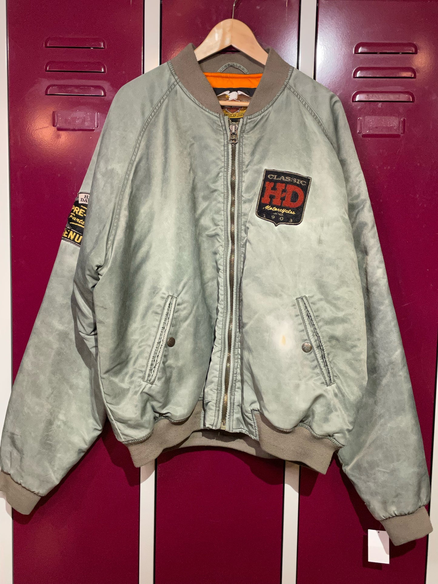 HARLEY DAVIDSON BOMBER JACKET SZ: XL