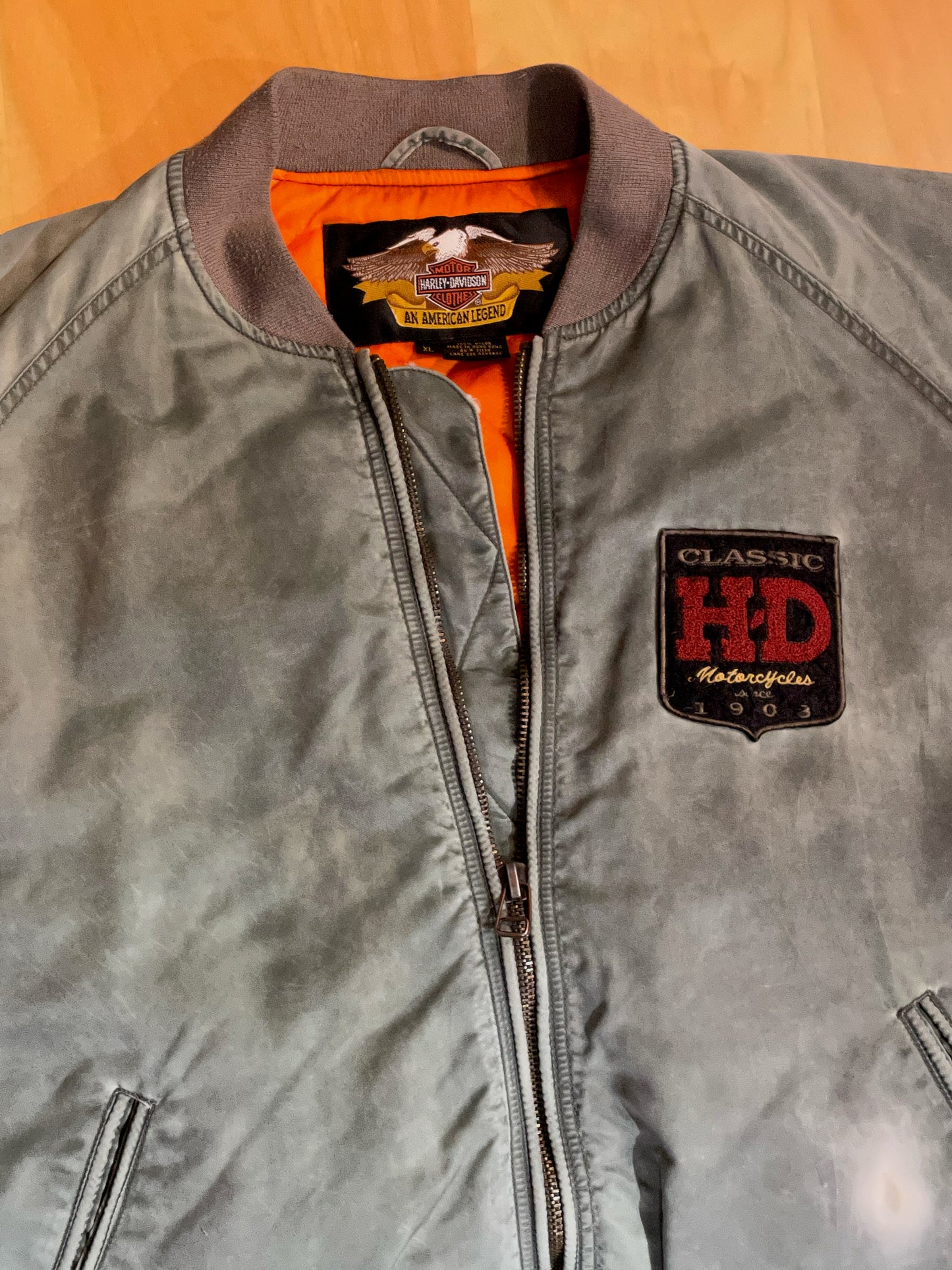 HARLEY DAVIDSON BOMBER JACKET SZ: XL