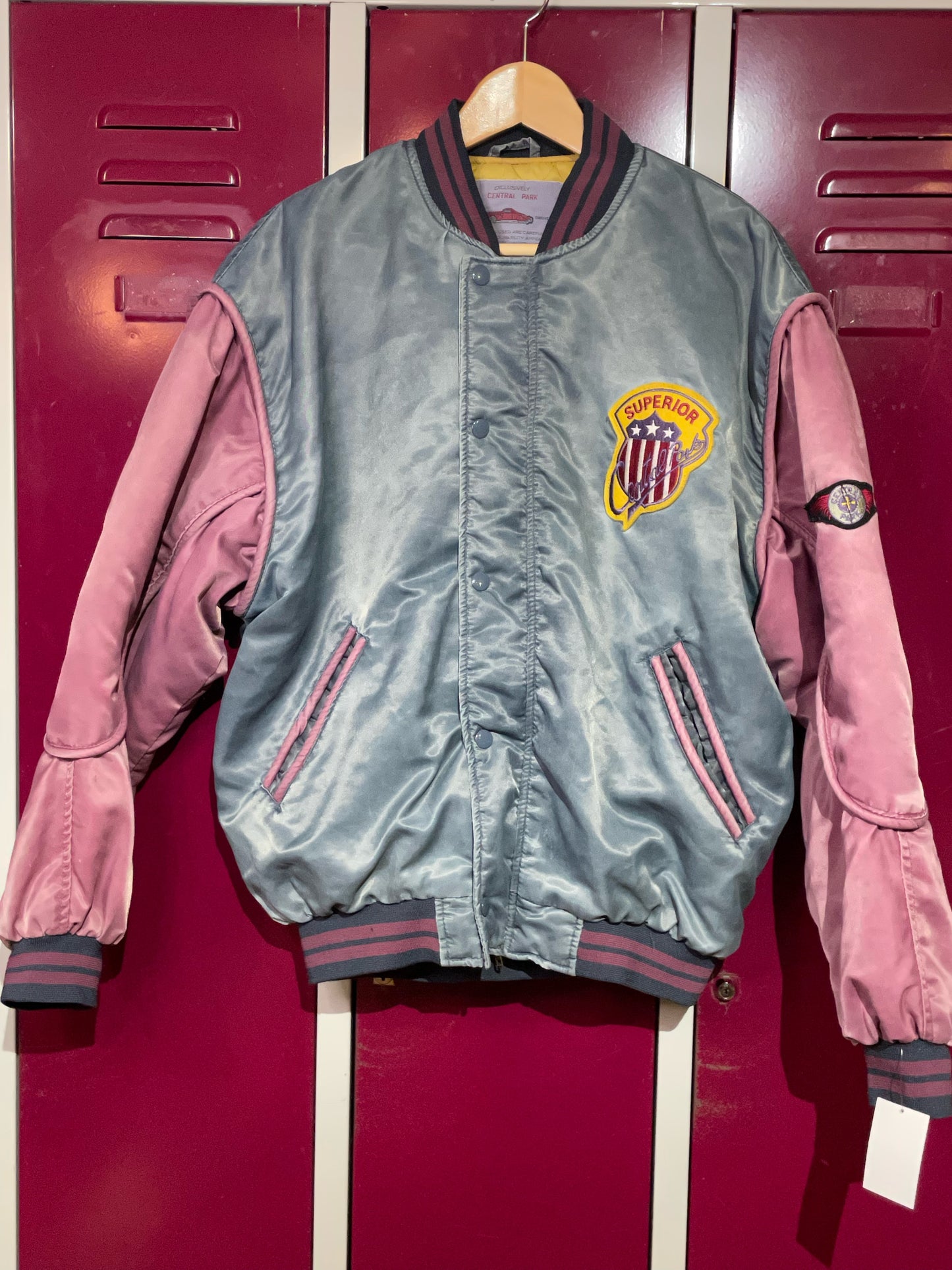 CENTRAL PARK VINTAGE VARSITY JACKET SZ: 48 = L
