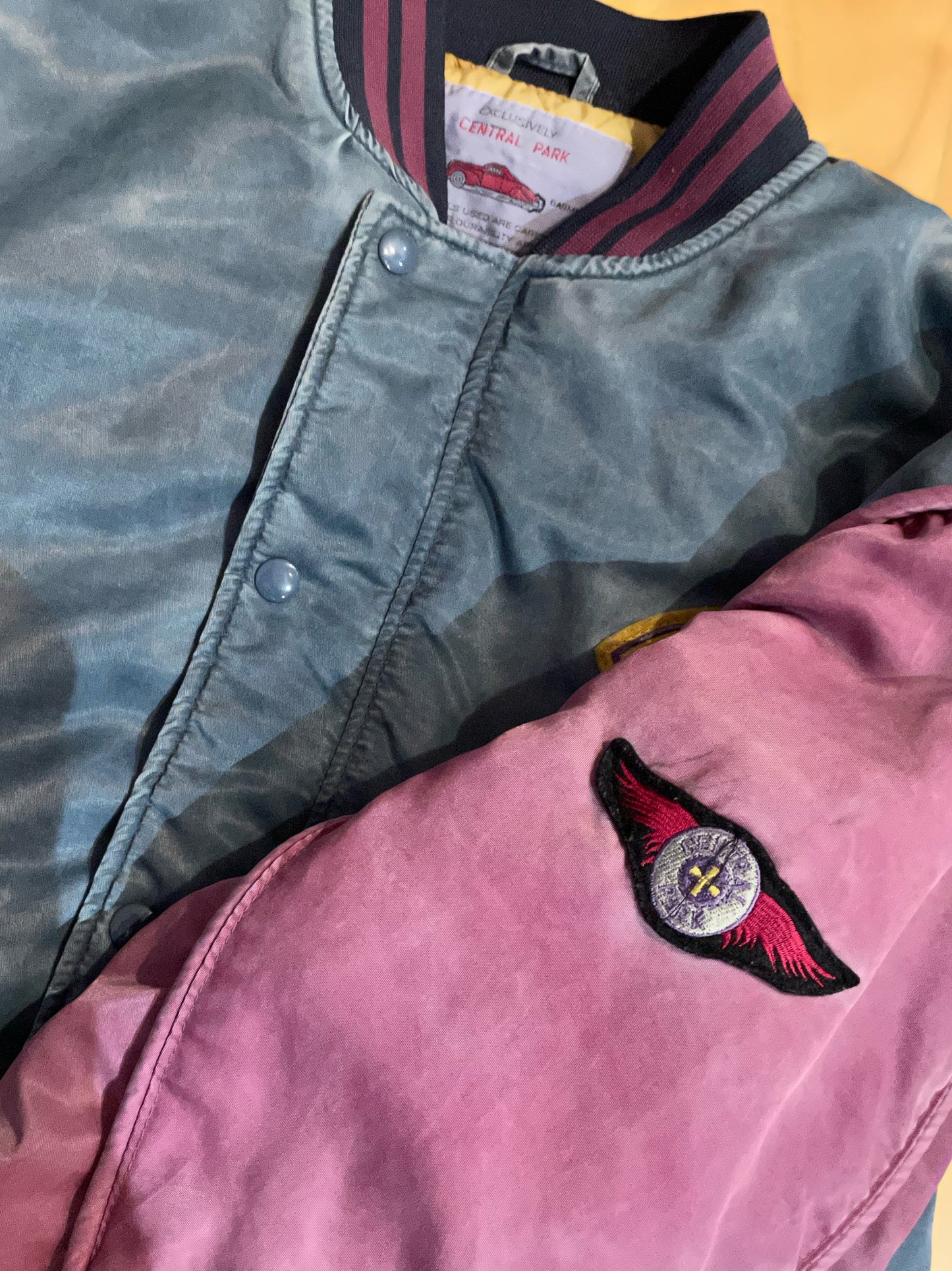 CENTRAL PARK VINTAGE VARSITY JACKET SZ: 48 = L