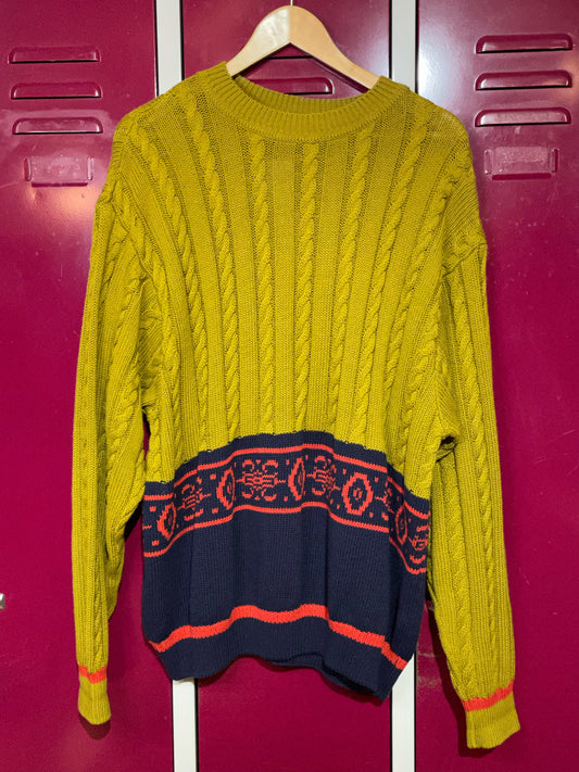 UNITED COLORS OF BENETTON VINTAGE PULLOVER  SZ: XL