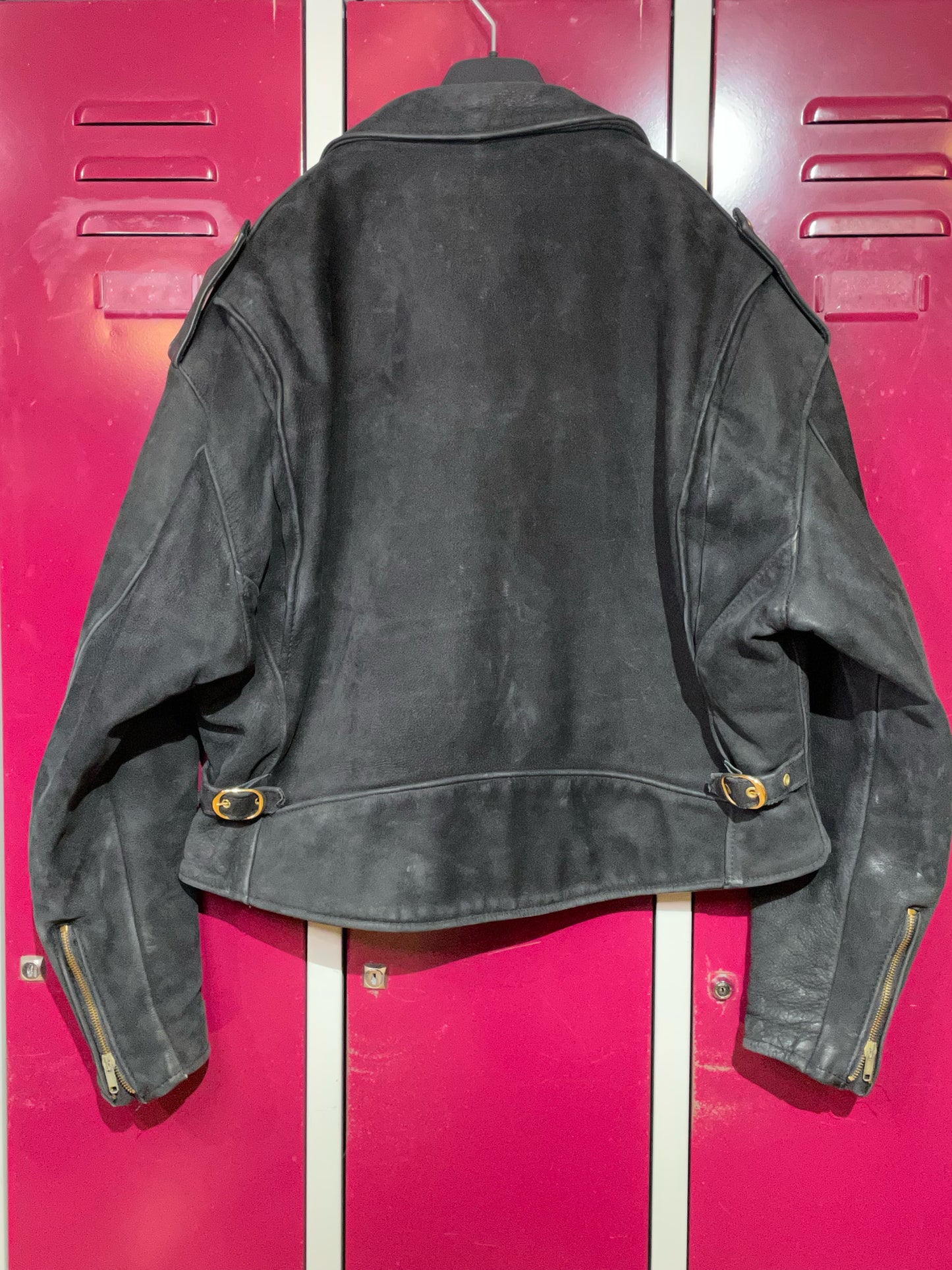 SCHOTT N.Y.C VINTAGE LEATHER PERFECTO JACKET SZ: 46=XL