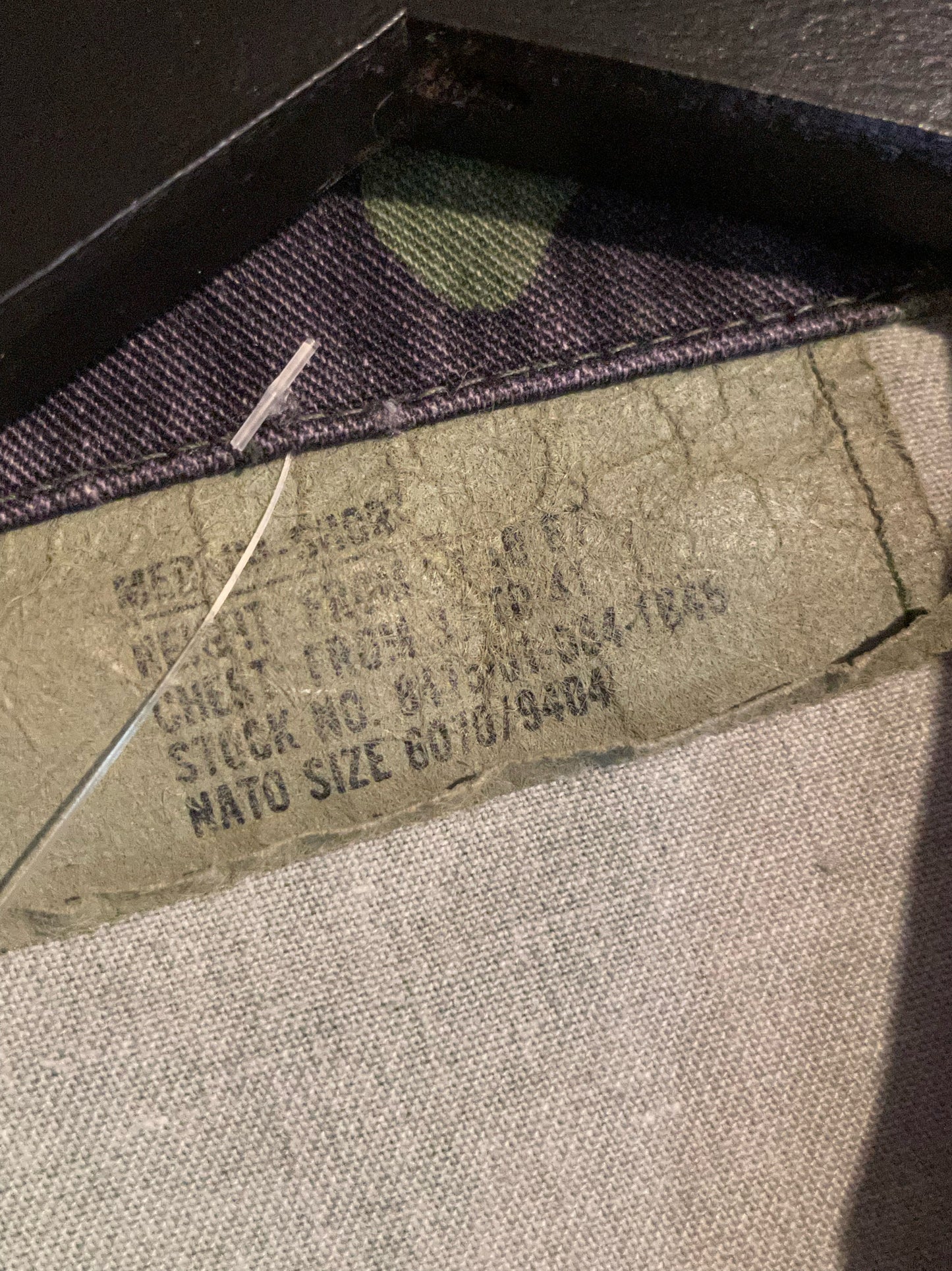 US NAVY WOODLAND CAMO SEABEES COMBAT JACKET SZ: M