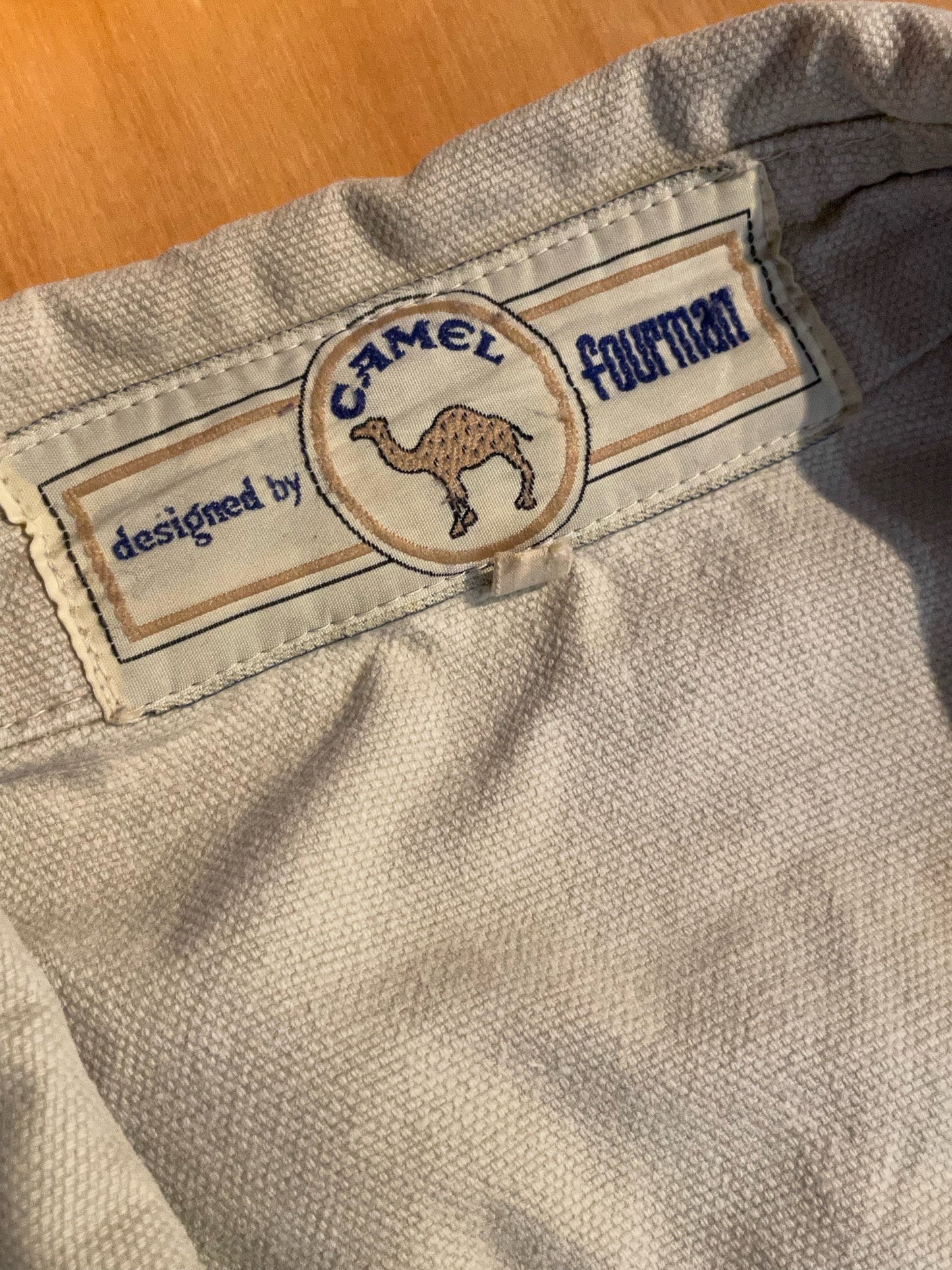 CAMEL DISIGNED BY FOURMAN VINTAGE SAHARIAN JACKET SZ: 48=M