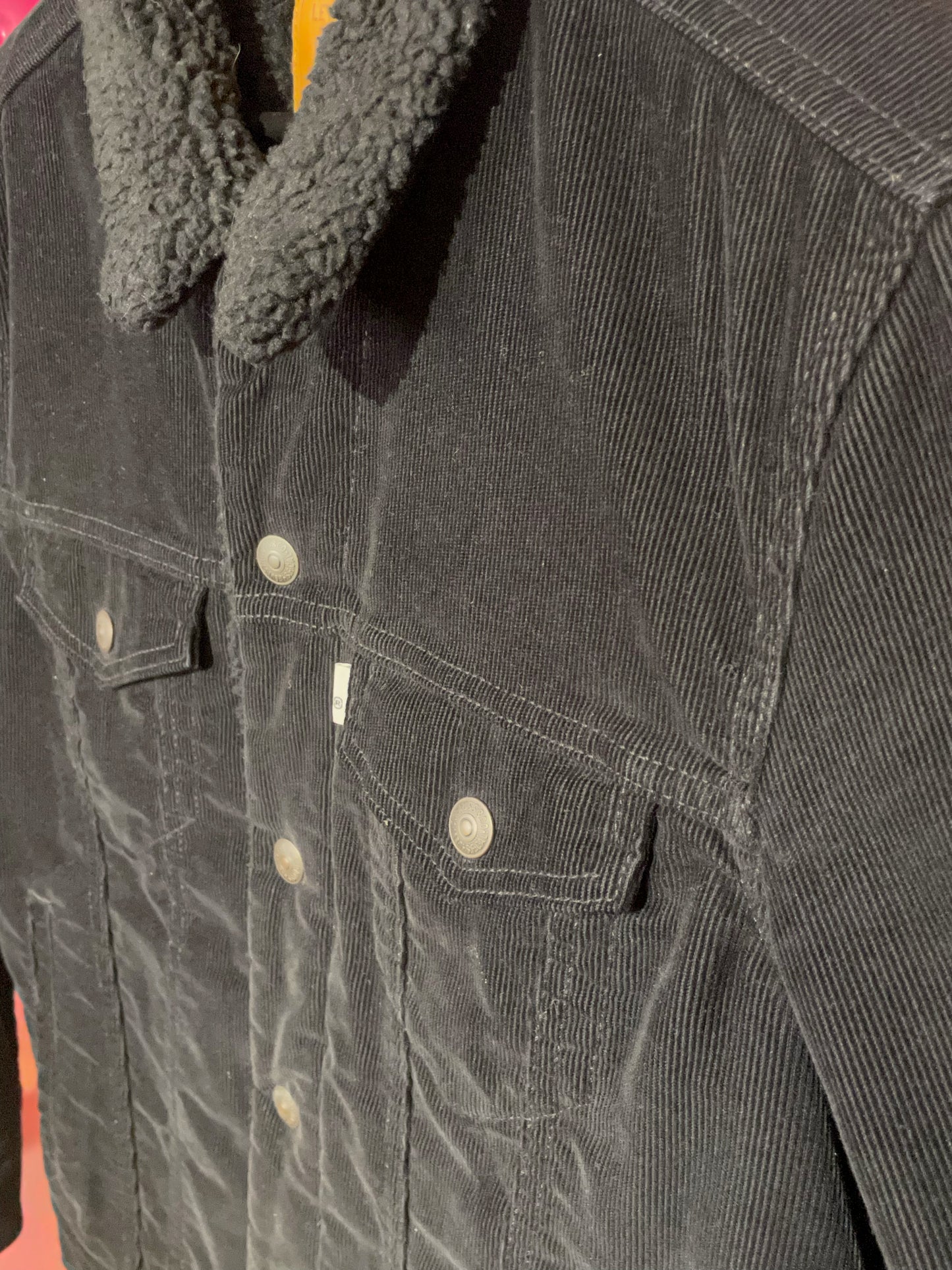 LEVI'S CORDUROY SHERPA (DENIM) JACKET SZ: S