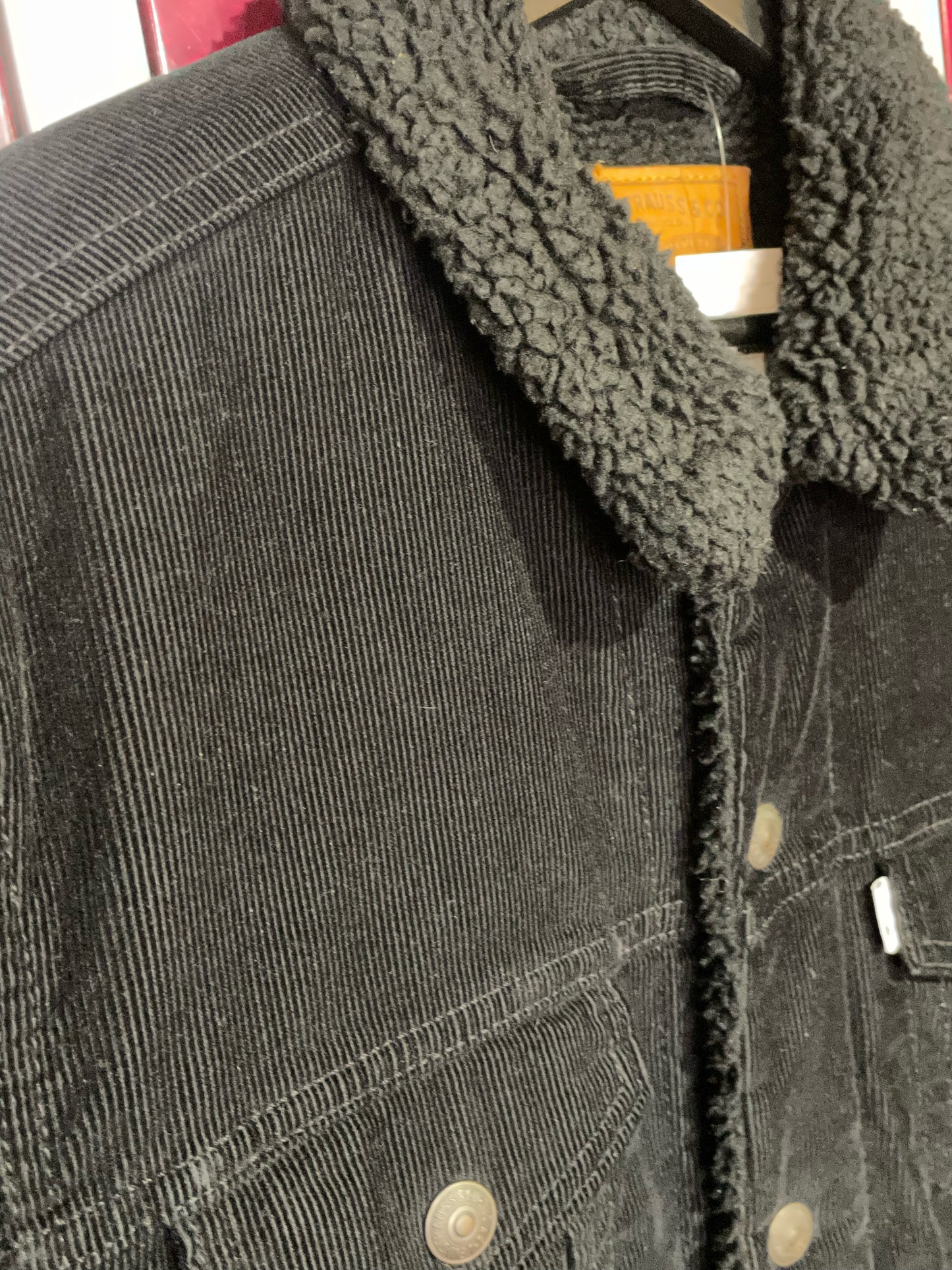 LEVI'S CORDUROY SHERPA (DENIM) JACKET SZ: S