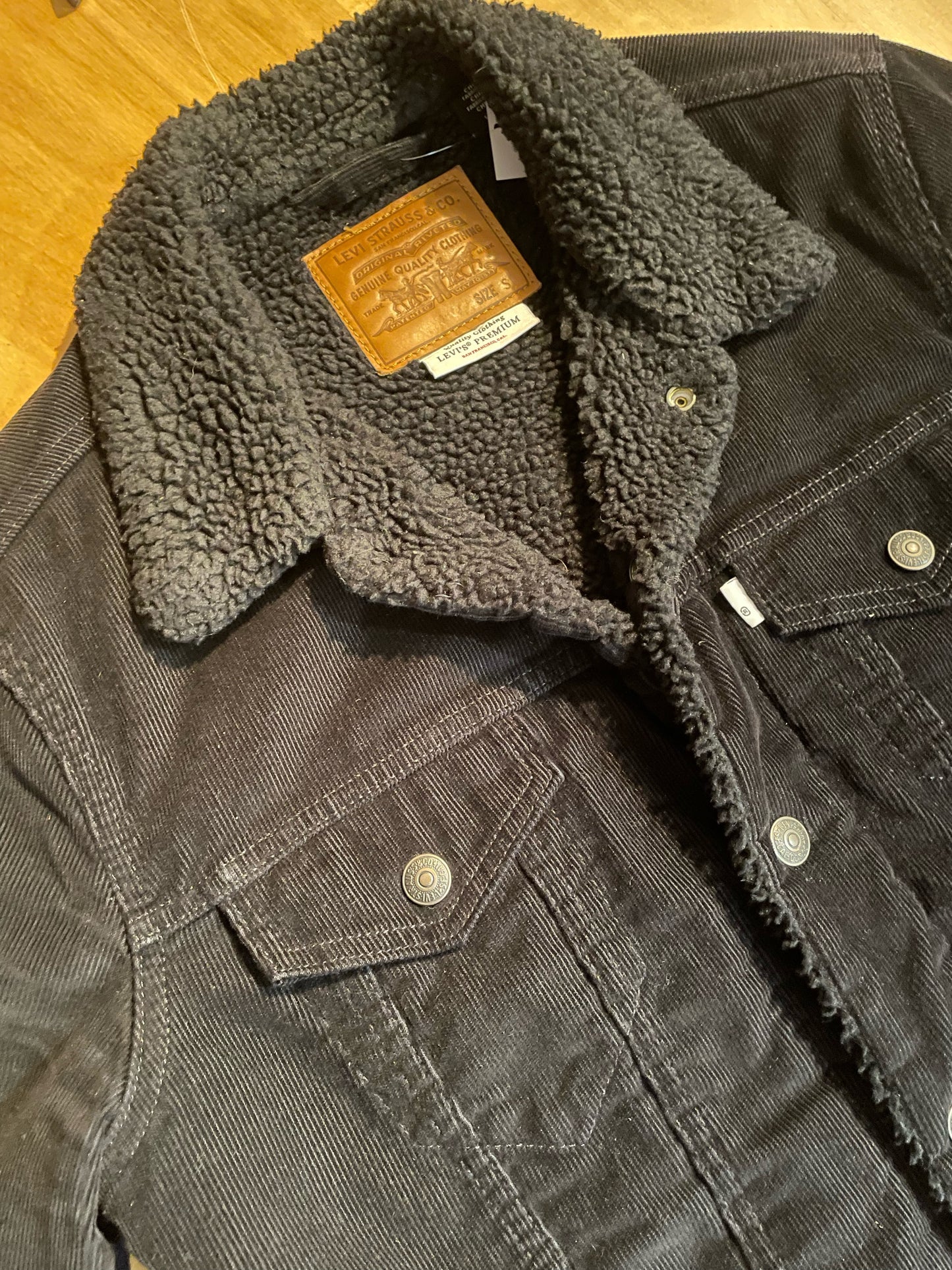 LEVI'S CORDUROY SHERPA (DENIM) JACKET SZ: S
